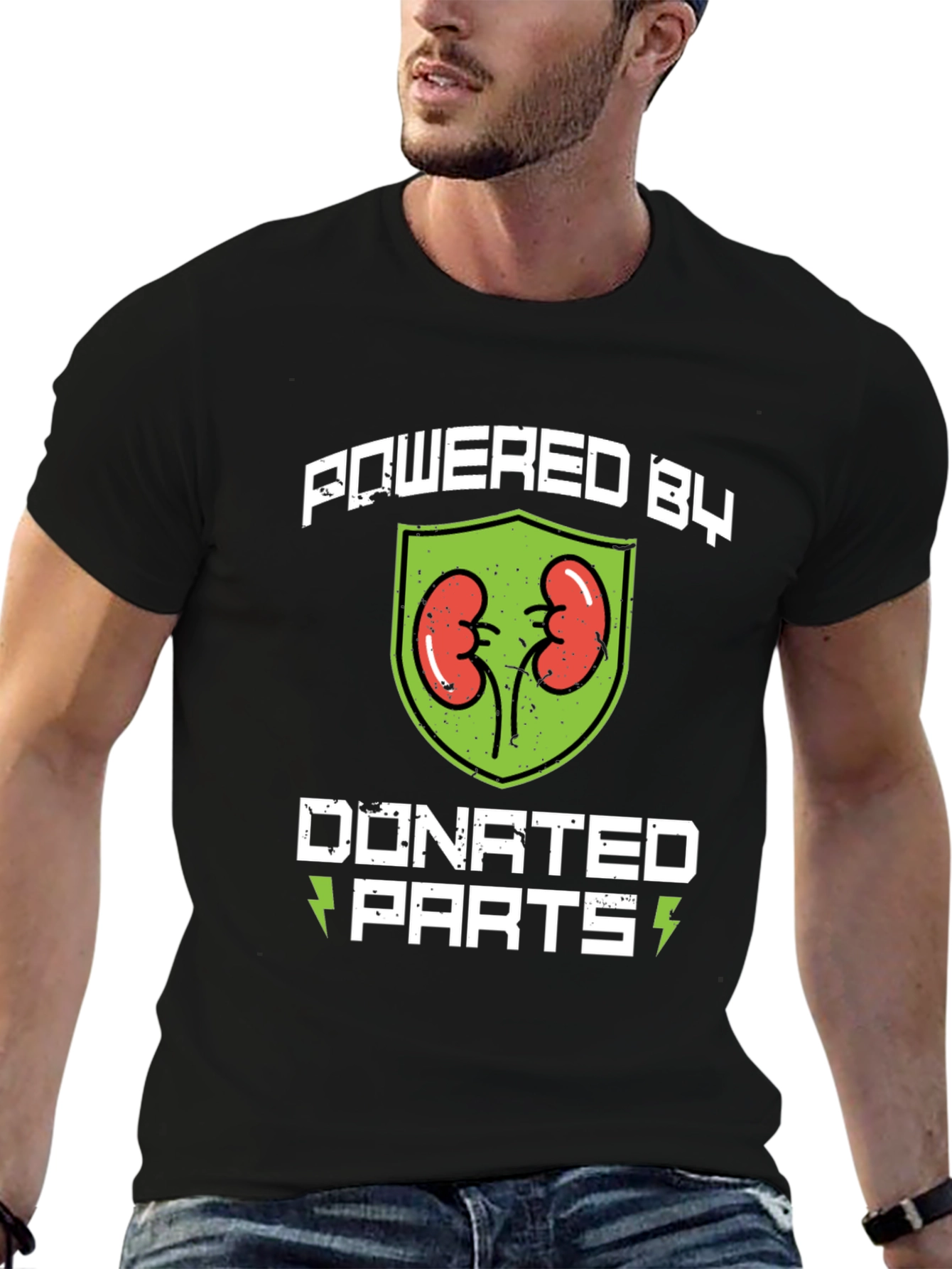 Powered By Donated Parts Graphic Tee