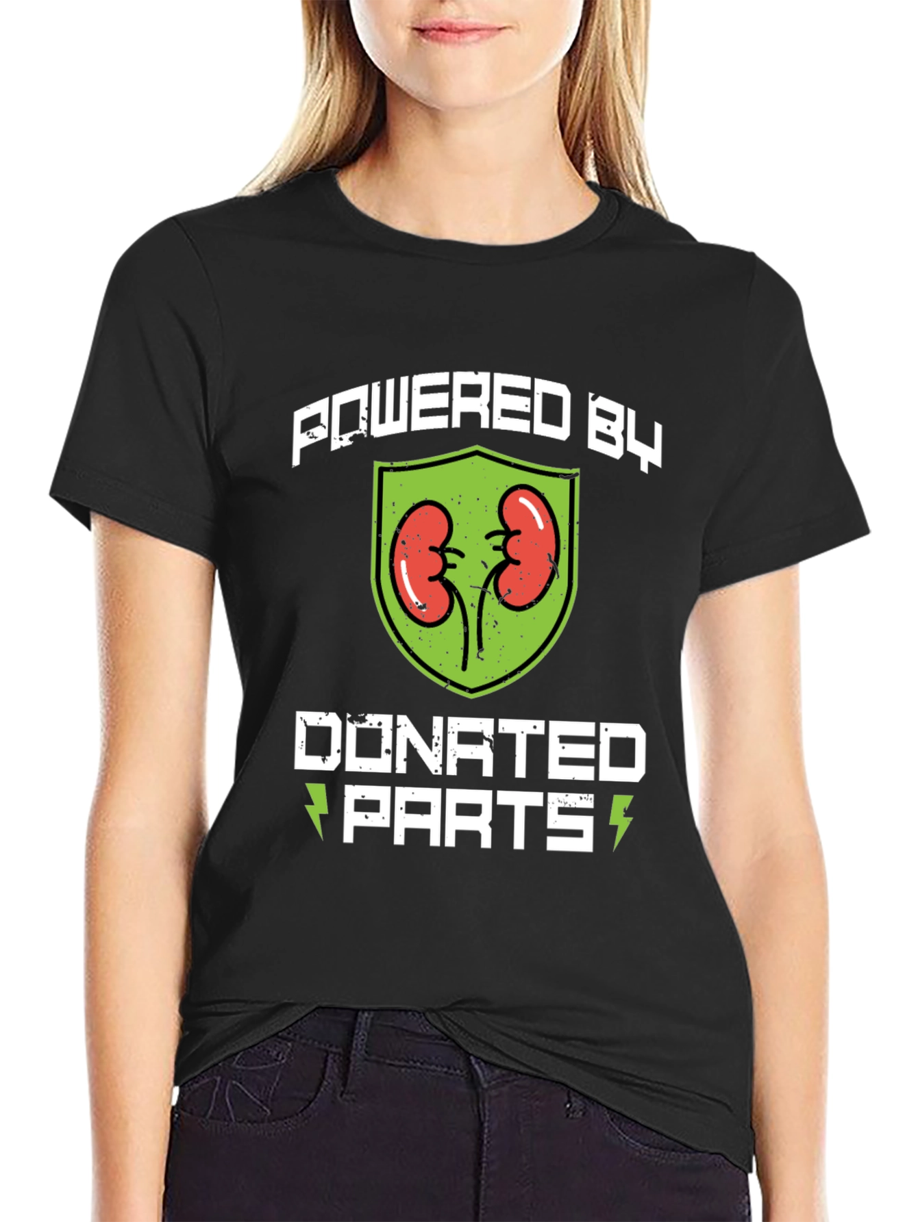 Powered By Donated Parts Graphic Tee
