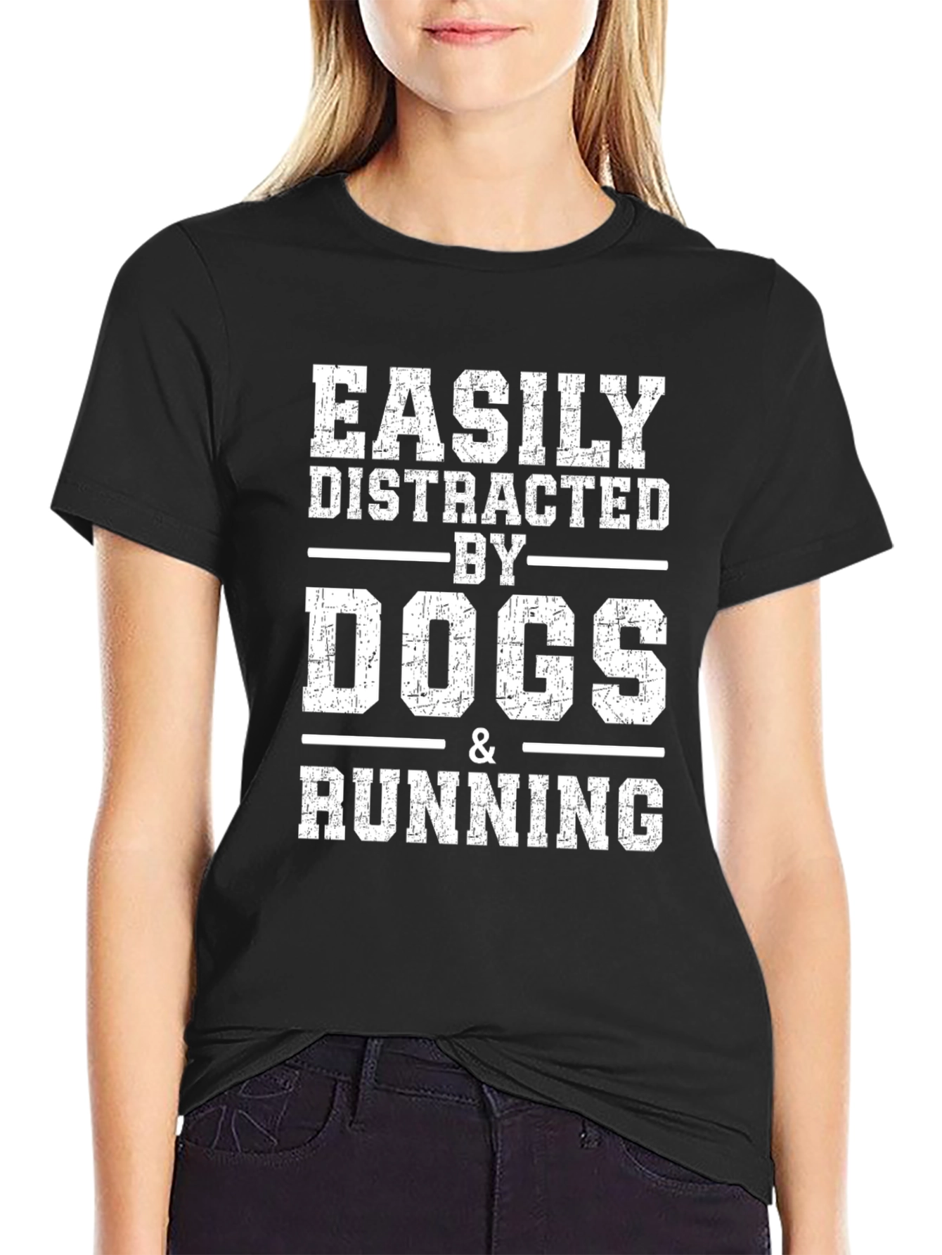 Easily Distracted By Dogs & Running T-Shirt