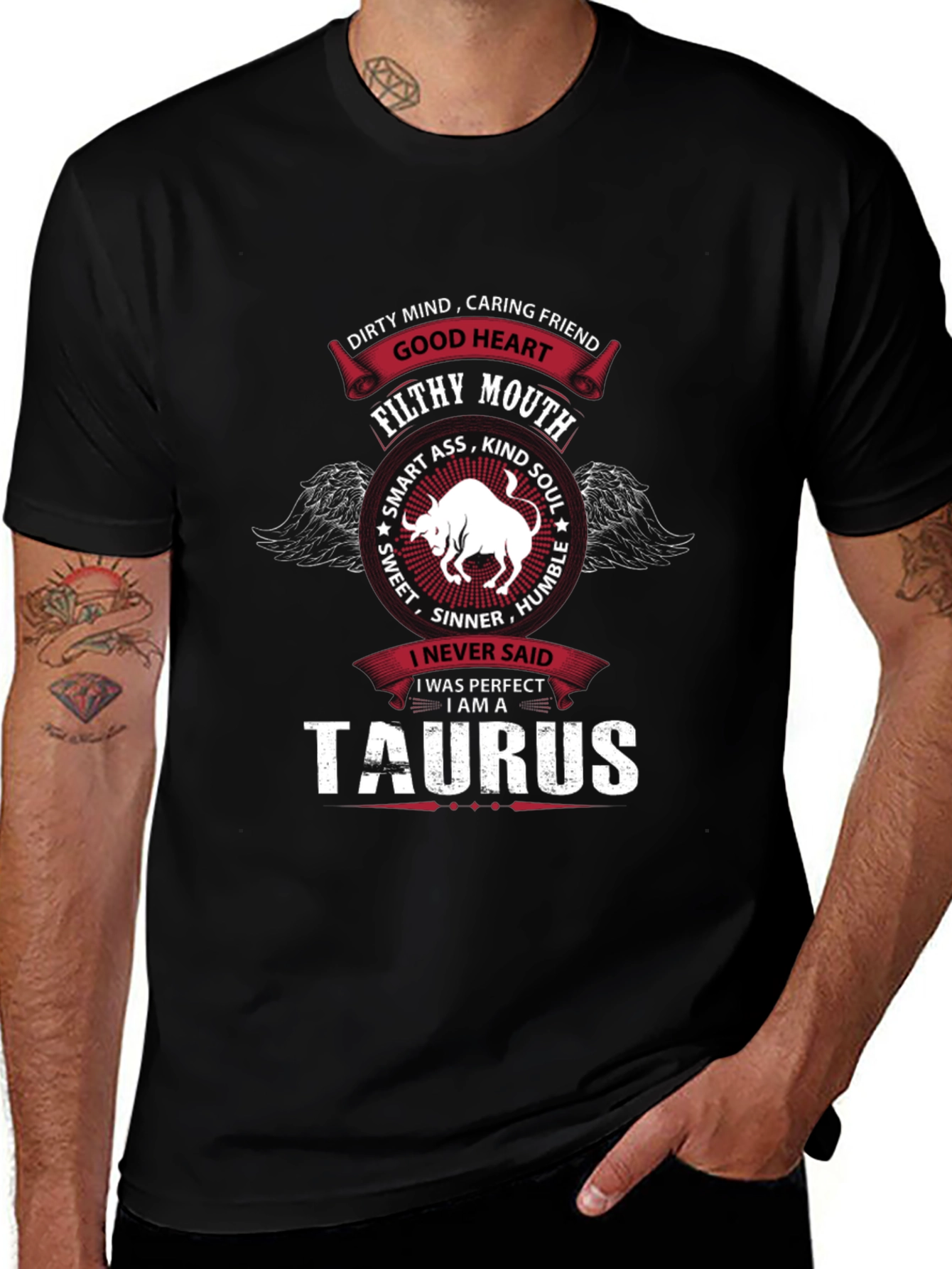Taurus Zodiac Sign Graphic T-Shirt