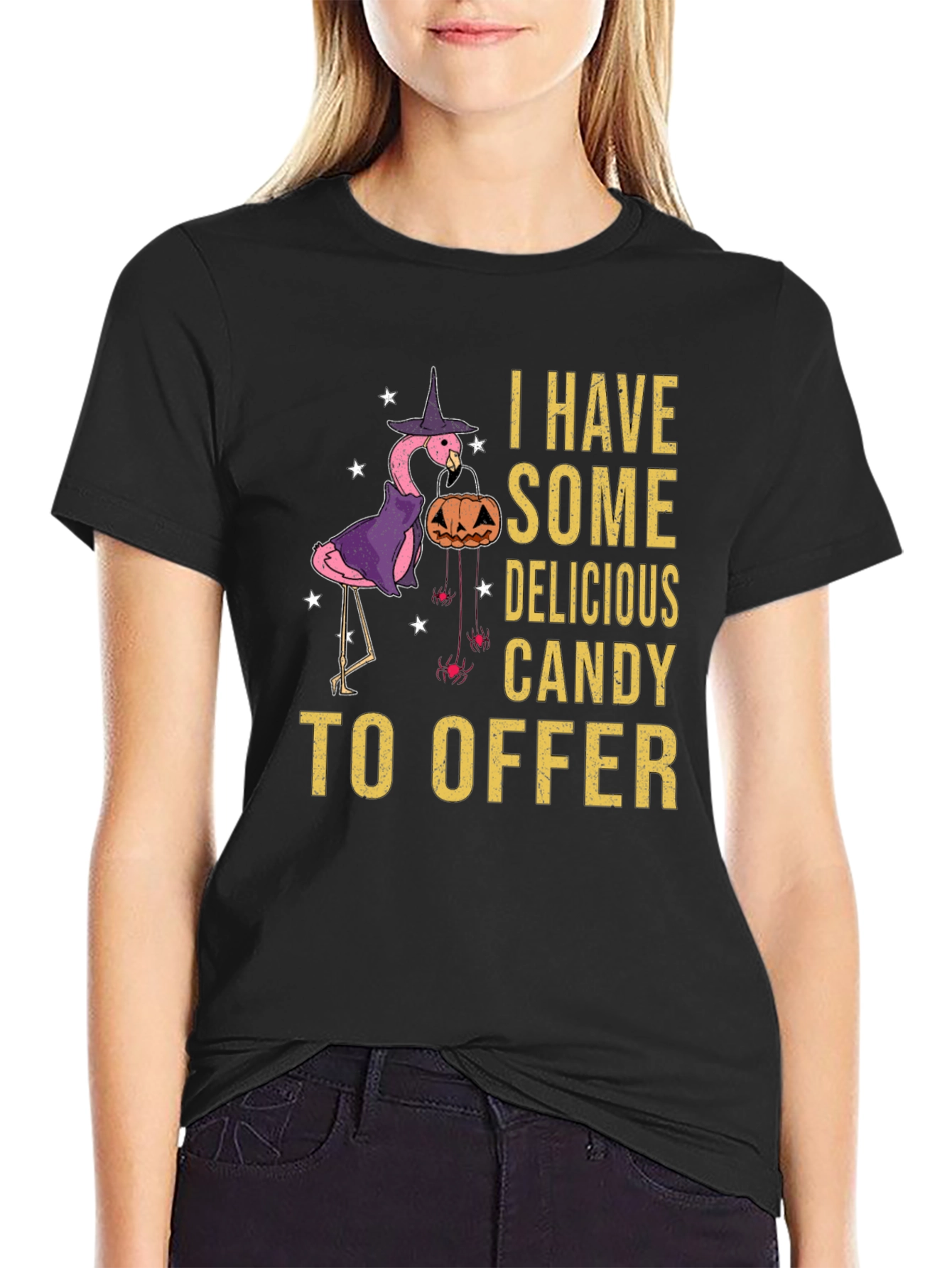 Halloween Flamingo T-Shirt