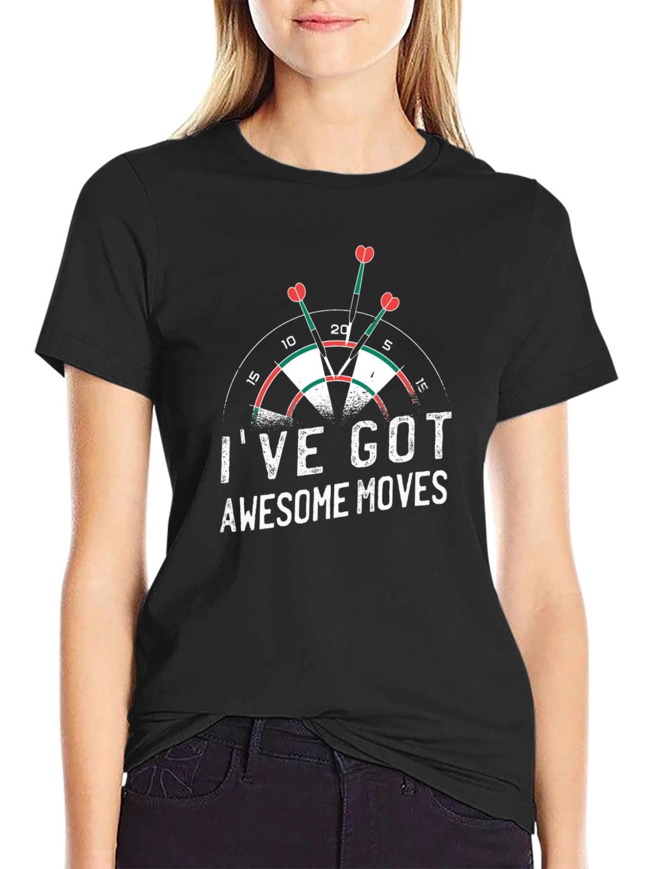 Dartboard T-Shirt: Ive Got Awesome Moves