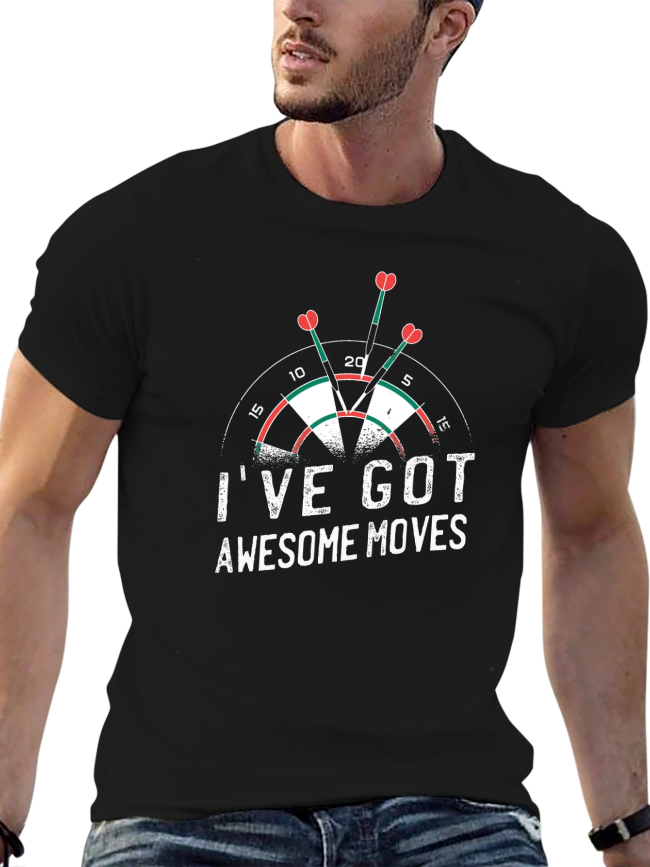 Dartboard T-Shirt: Ive Got Awesome Moves