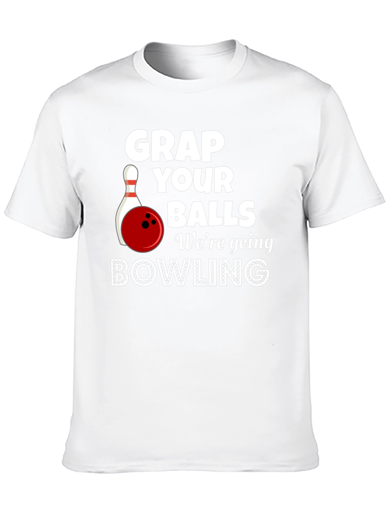 Bowling Graphic Tee - Grap Your Balls