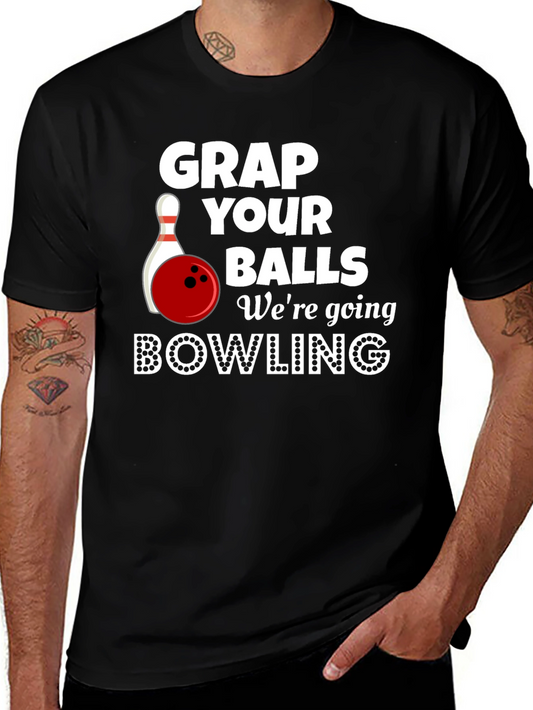 Bowling Graphic Tee - Grap Your Balls