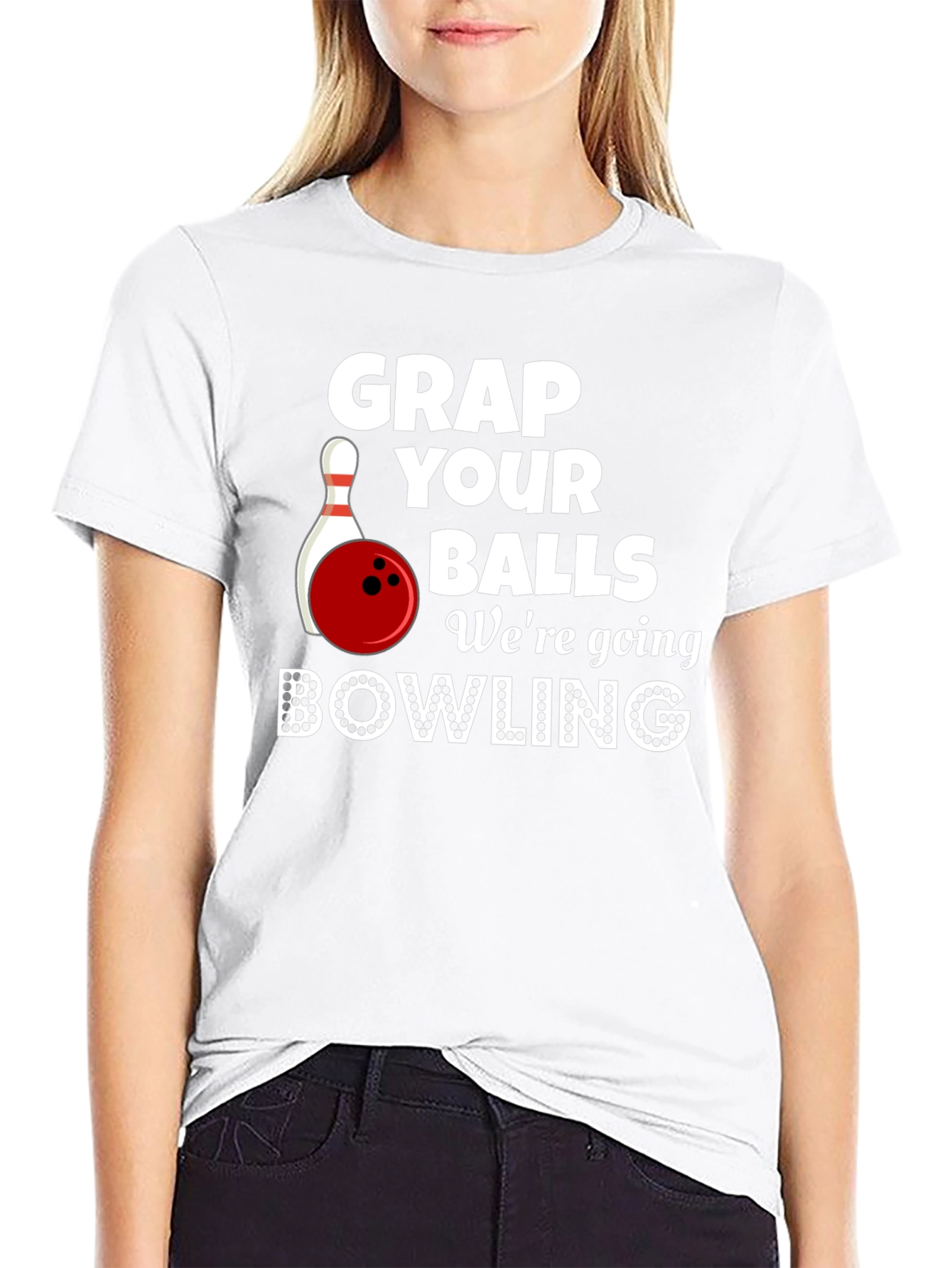 Bowling Graphic Tee - Grap Your Balls