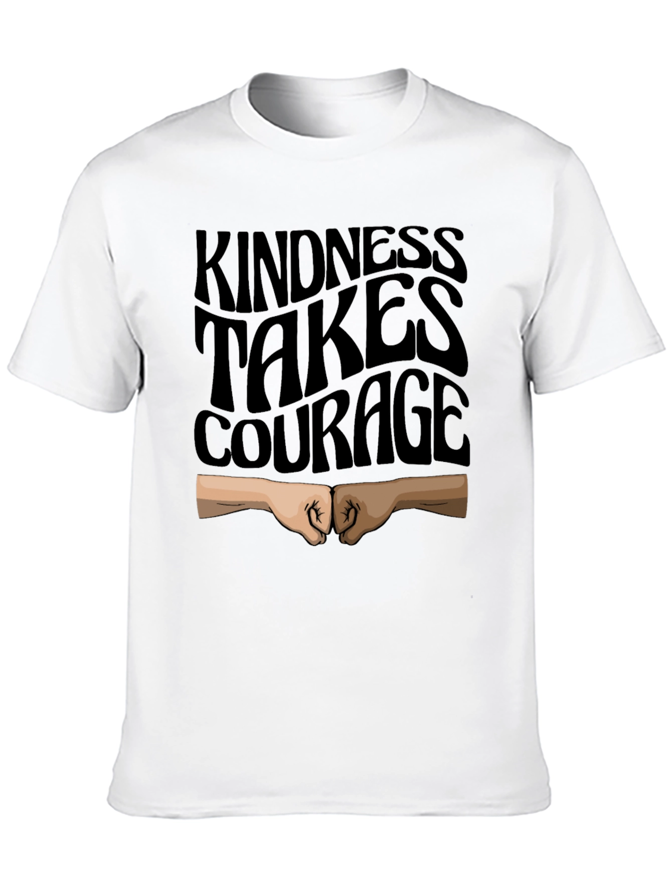 Kindness Takes Courage Black T-Shirt