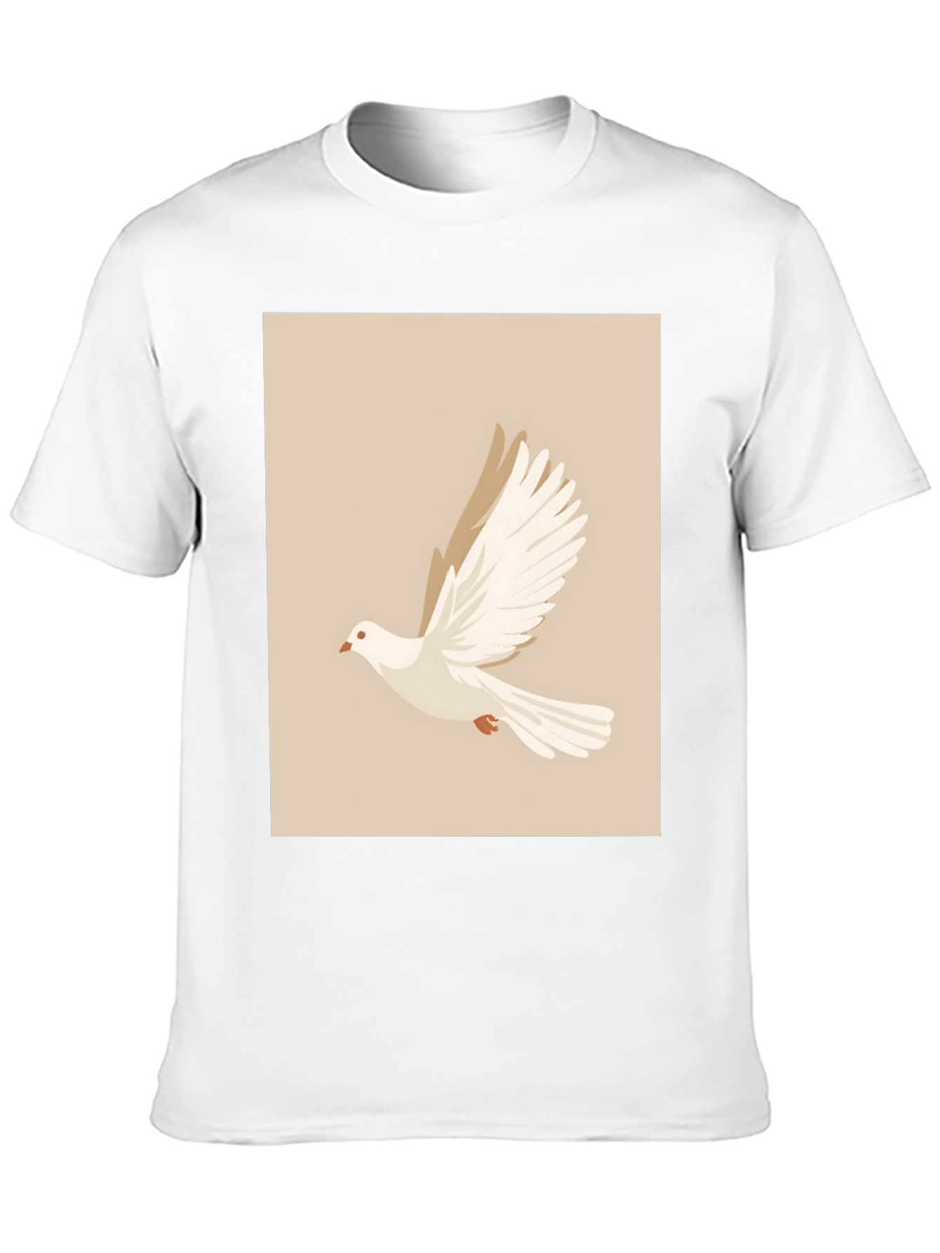 Dove Graphic Print Black T-Shirt