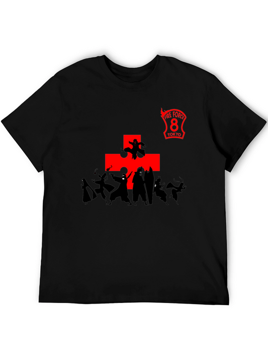 Fire Force 8 Anime T-Shirt - Black Cotton Tee