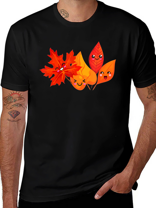 Fall Leaves Graphic Tee - Cute Autumn Shirt