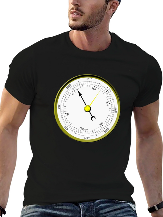 Barometer Graphic T-Shirt - Weather Instrument Tee