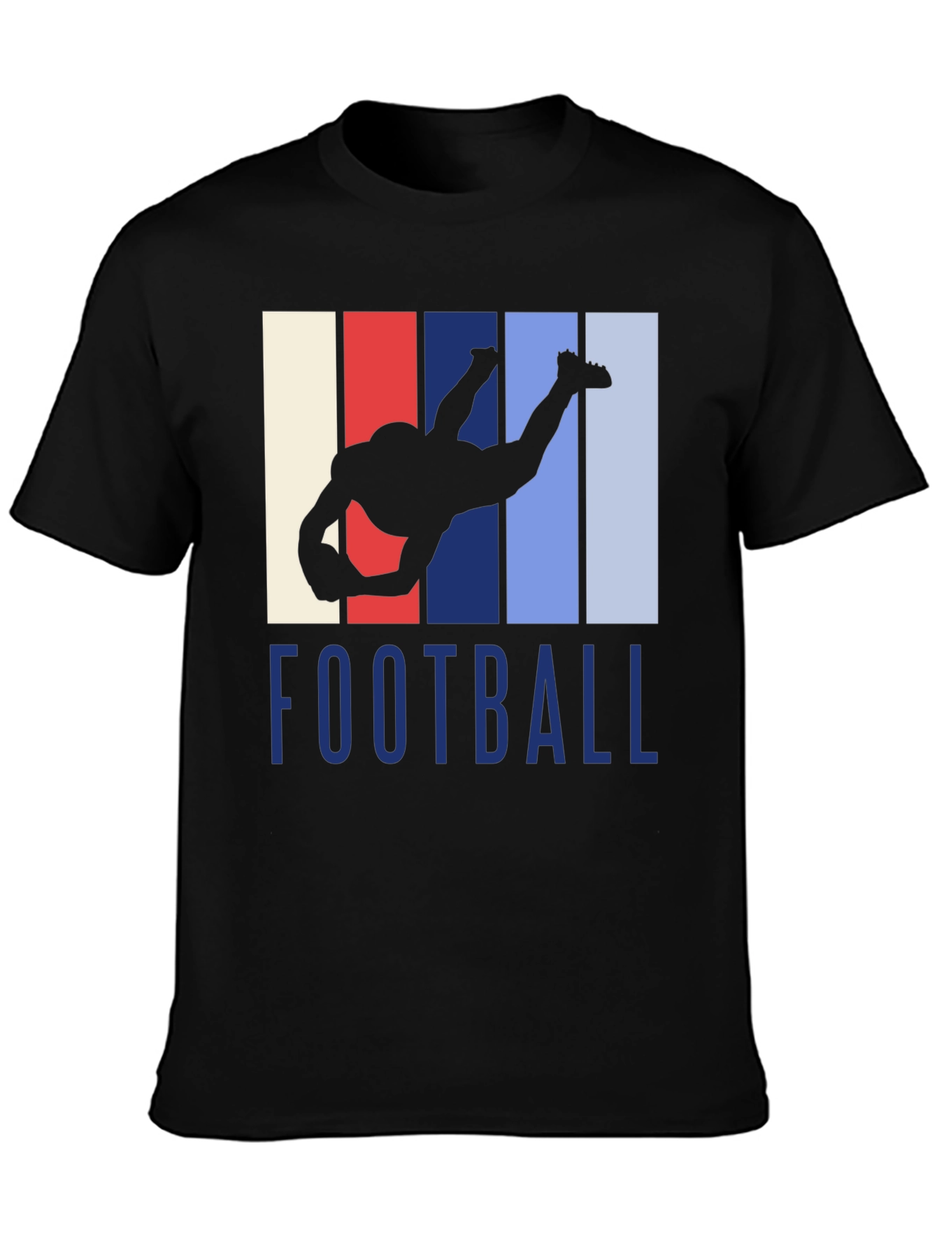 Football Player Silhouette T-Shirt