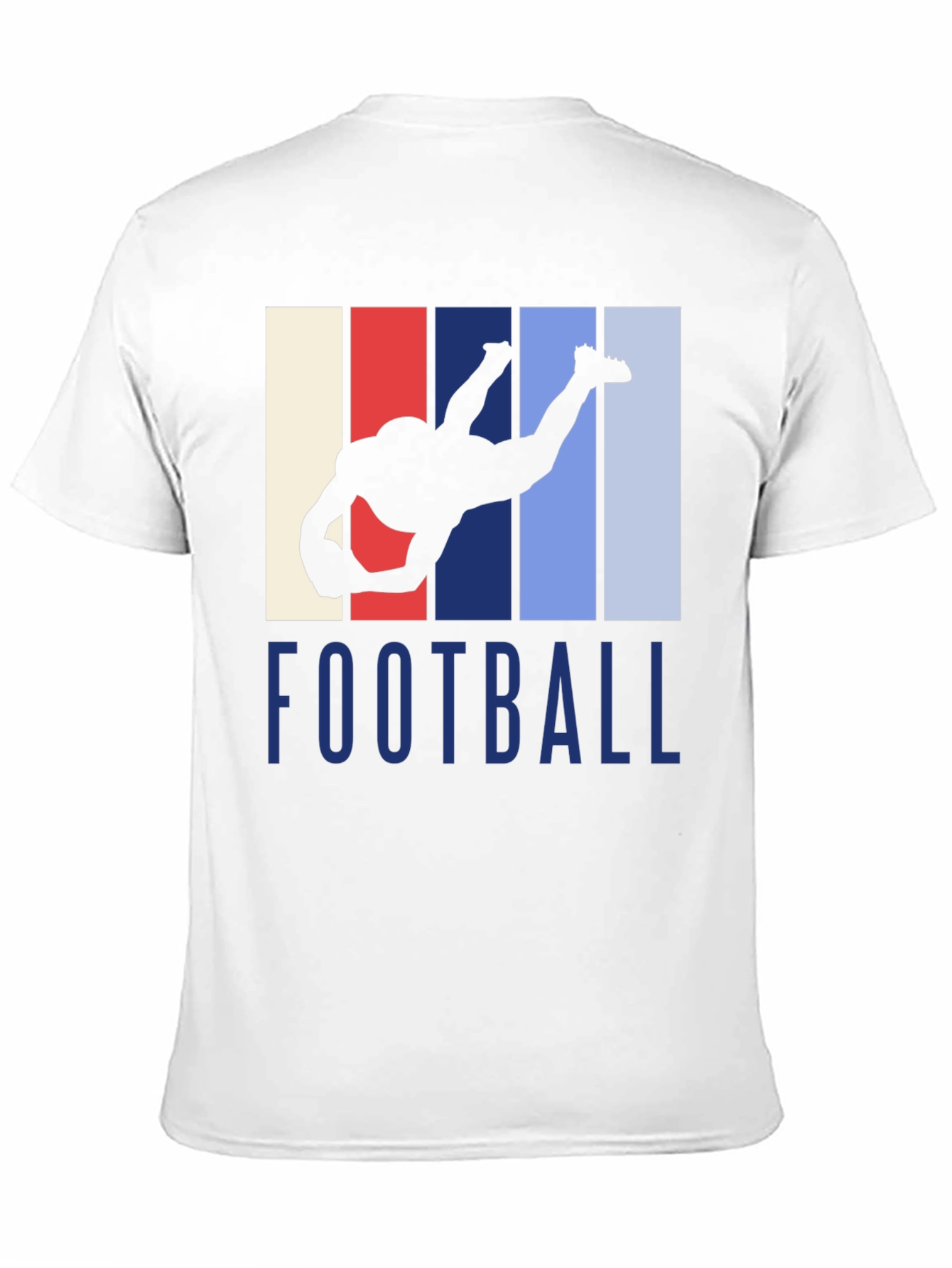 Football Player Silhouette T-Shirt