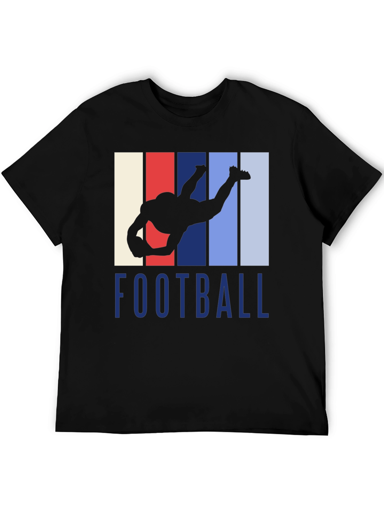 Football Player Silhouette T-Shirt