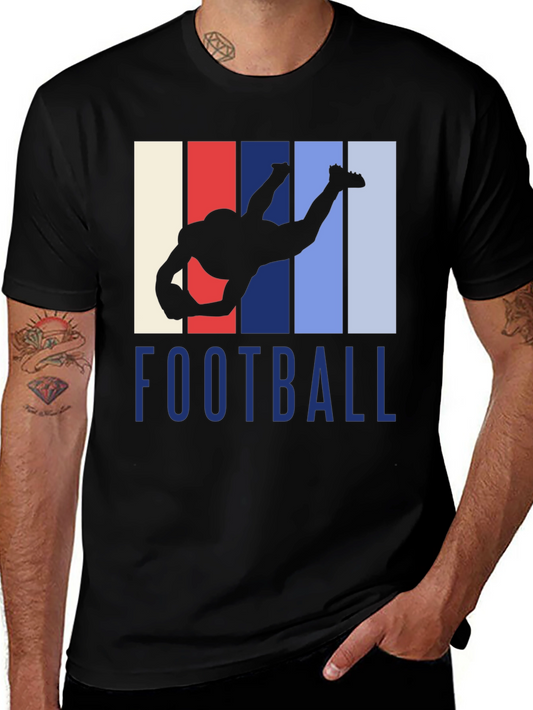 Football Player Silhouette T-Shirt