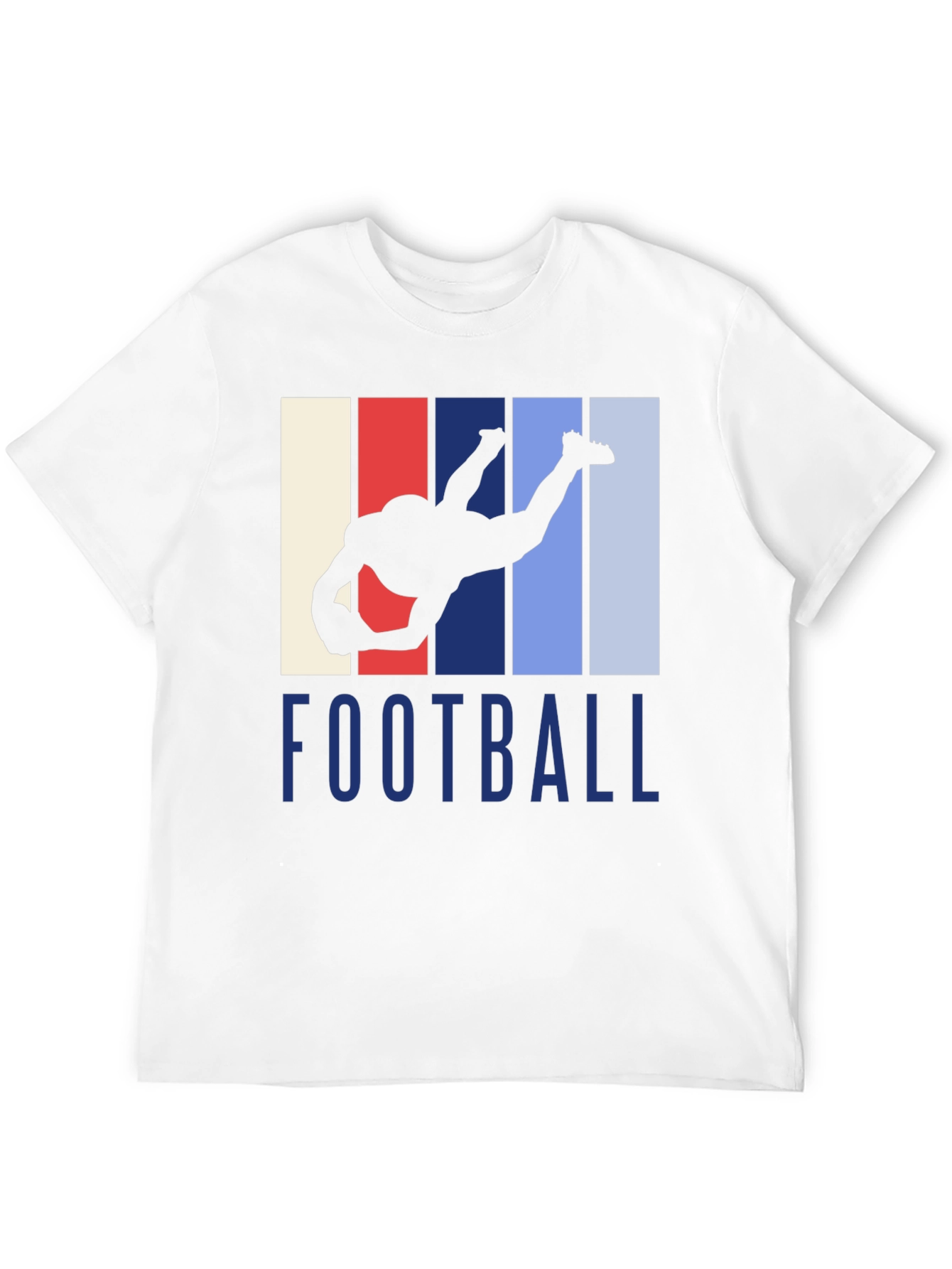Football Player Silhouette T-Shirt