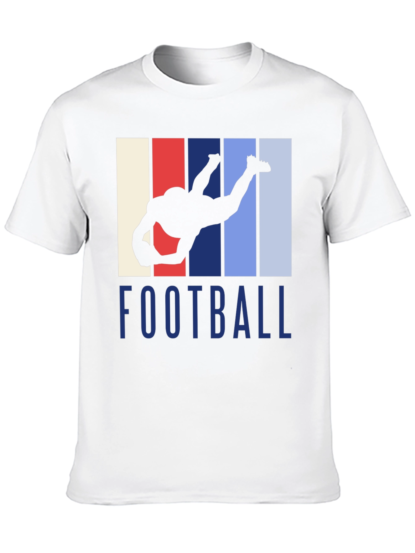 Football Player Silhouette T-Shirt
