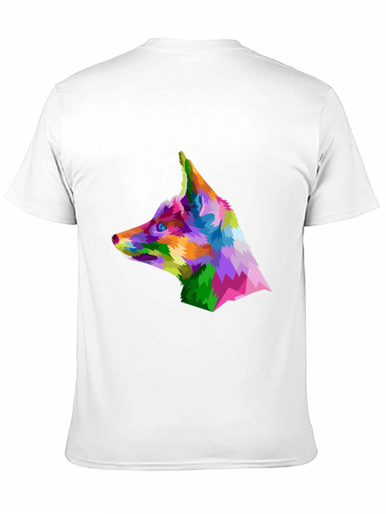 Geometric Fox Head T-Shirt