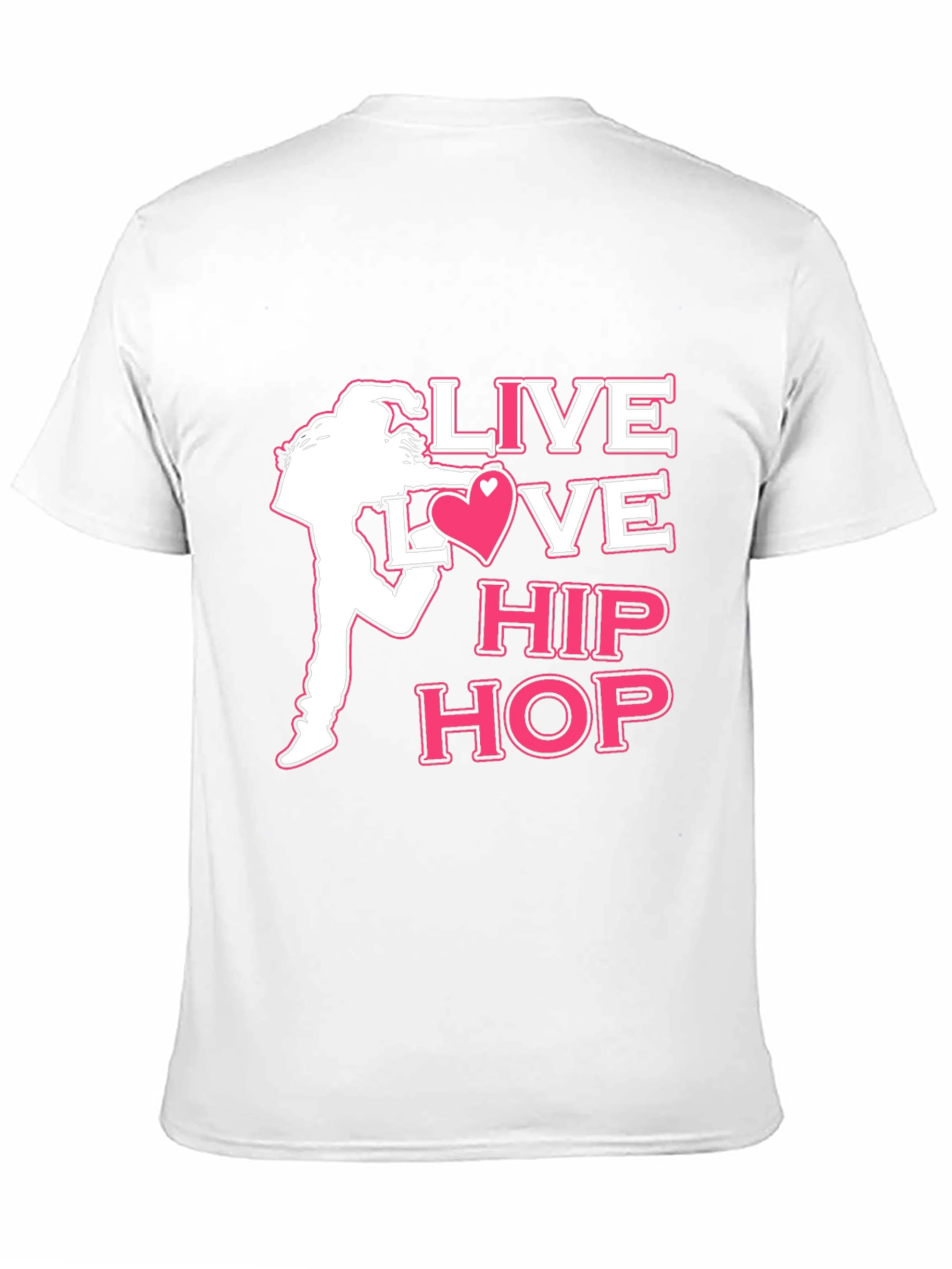 Live Love Hip Hop Graphic T-Shirt
