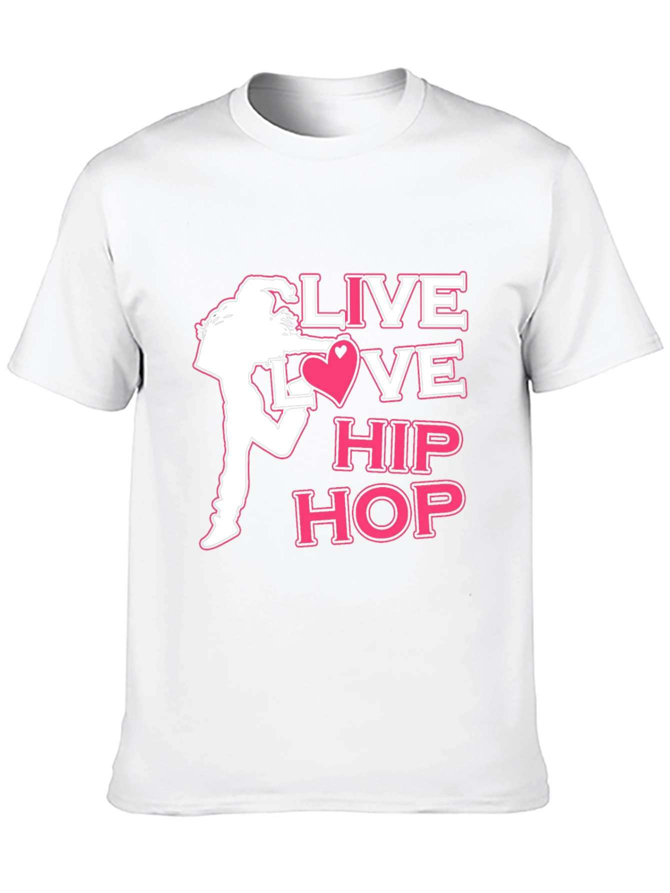Live Love Hip Hop Graphic T-Shirt