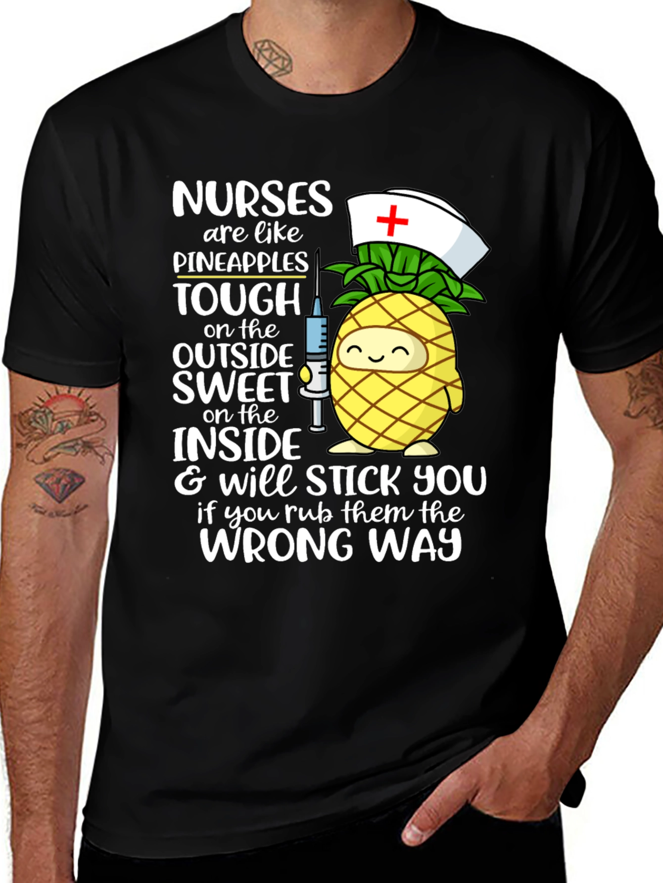 Nurses Pineapple T-Shirt | Nurse Appreciation