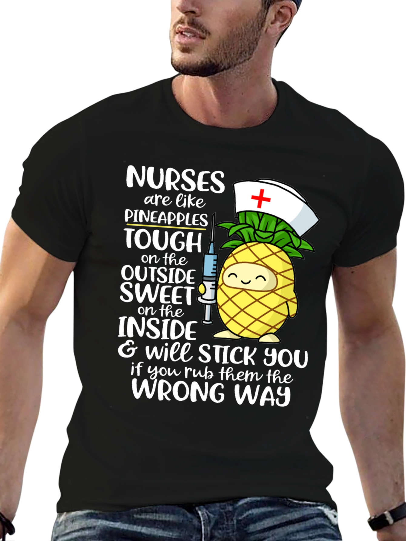 Nurses Pineapple T-Shirt | Nurse Appreciation