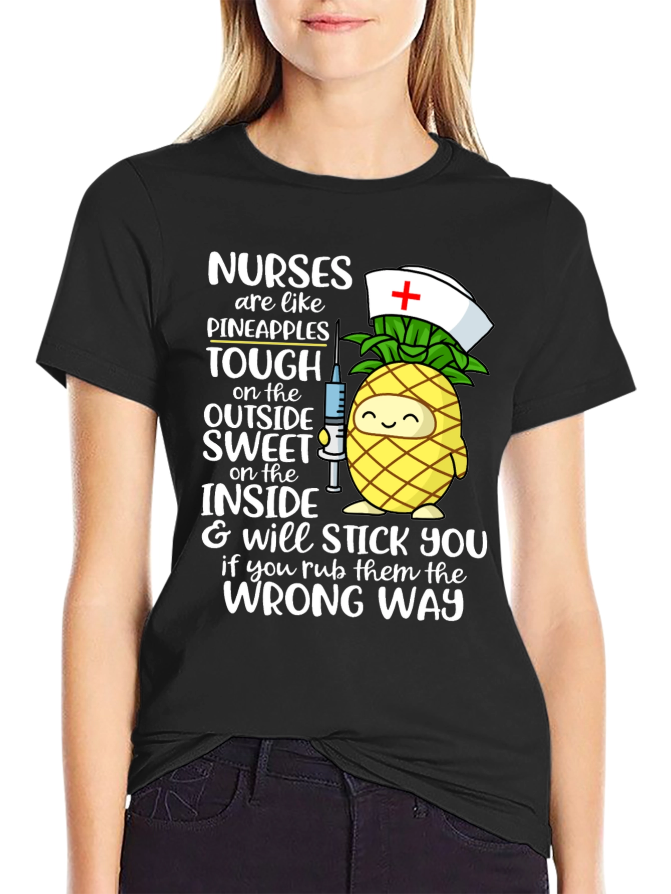 Nurses Pineapple T-Shirt | Nurse Appreciation