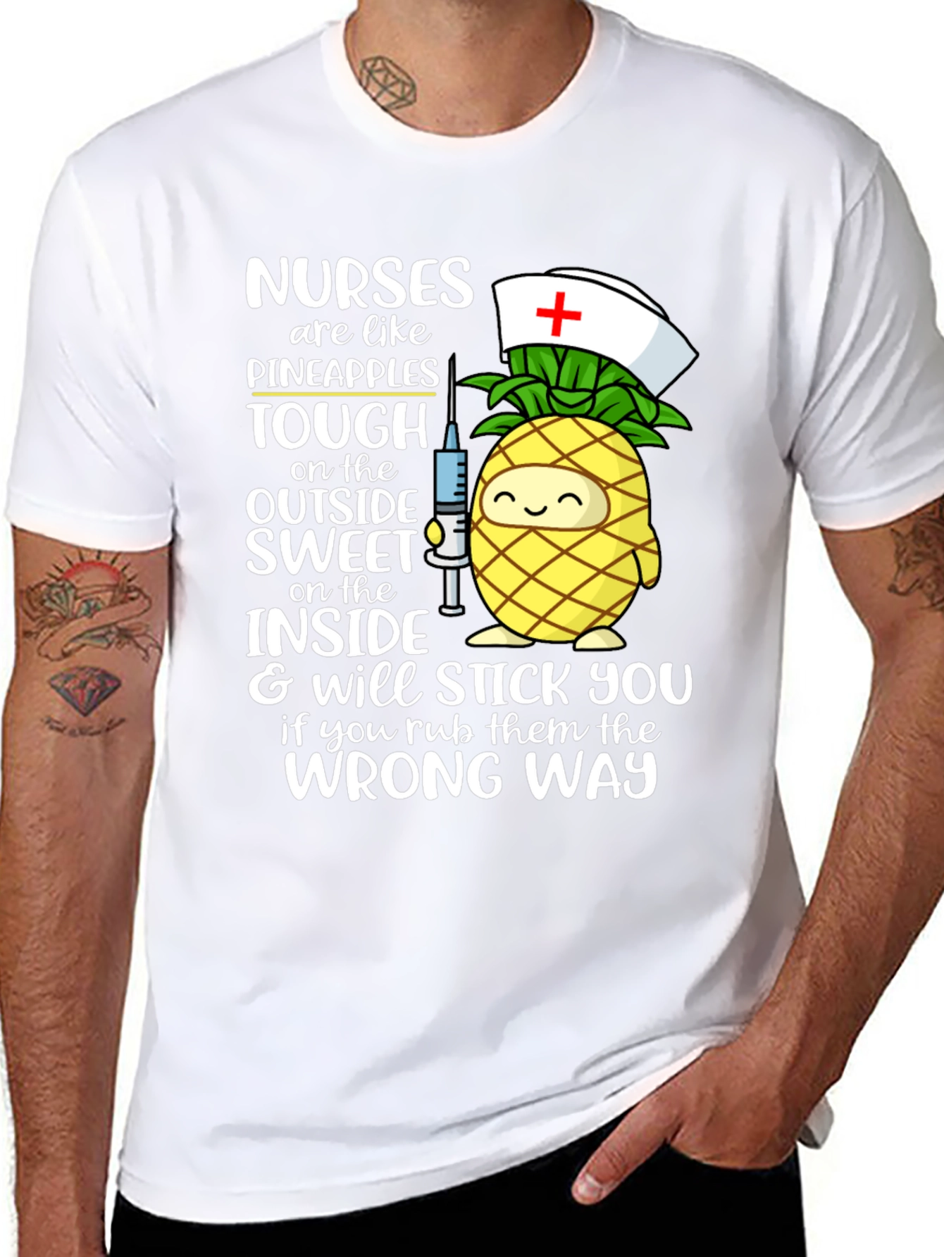 Nurses Pineapple T-Shirt | Nurse Appreciation