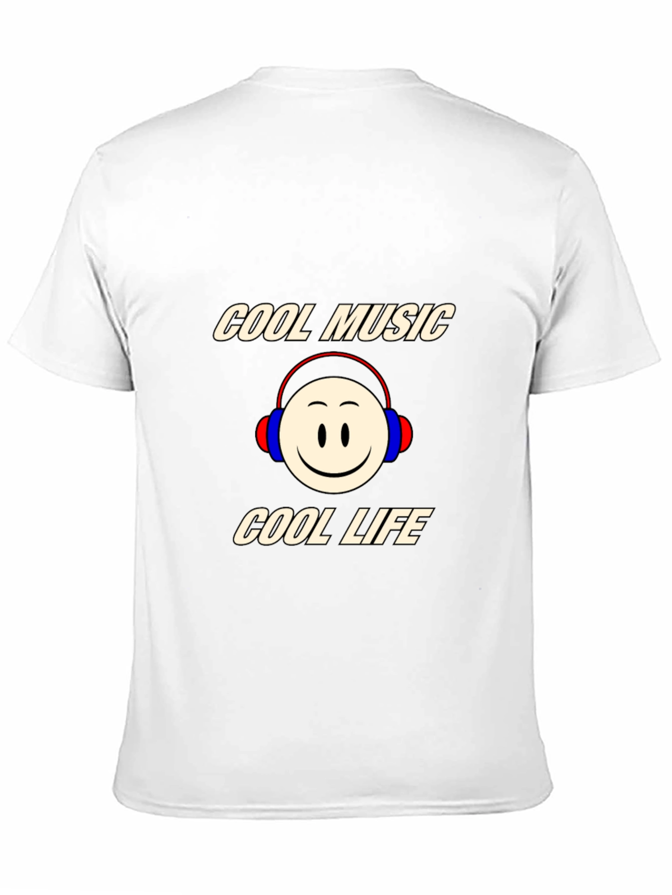 Cool Music Cool Life Graphic T-Shirt