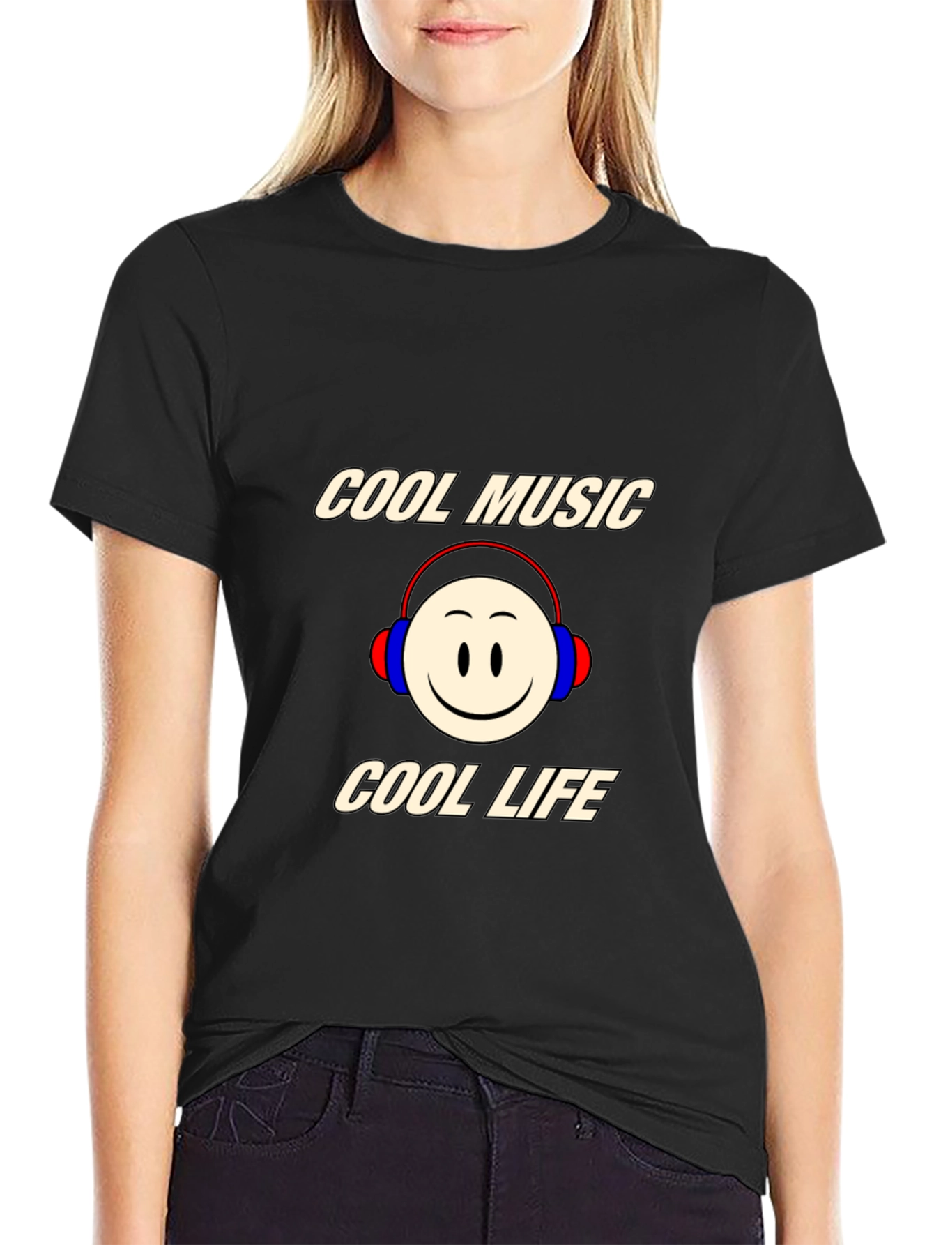 Cool Music Cool Life Graphic T-Shirt