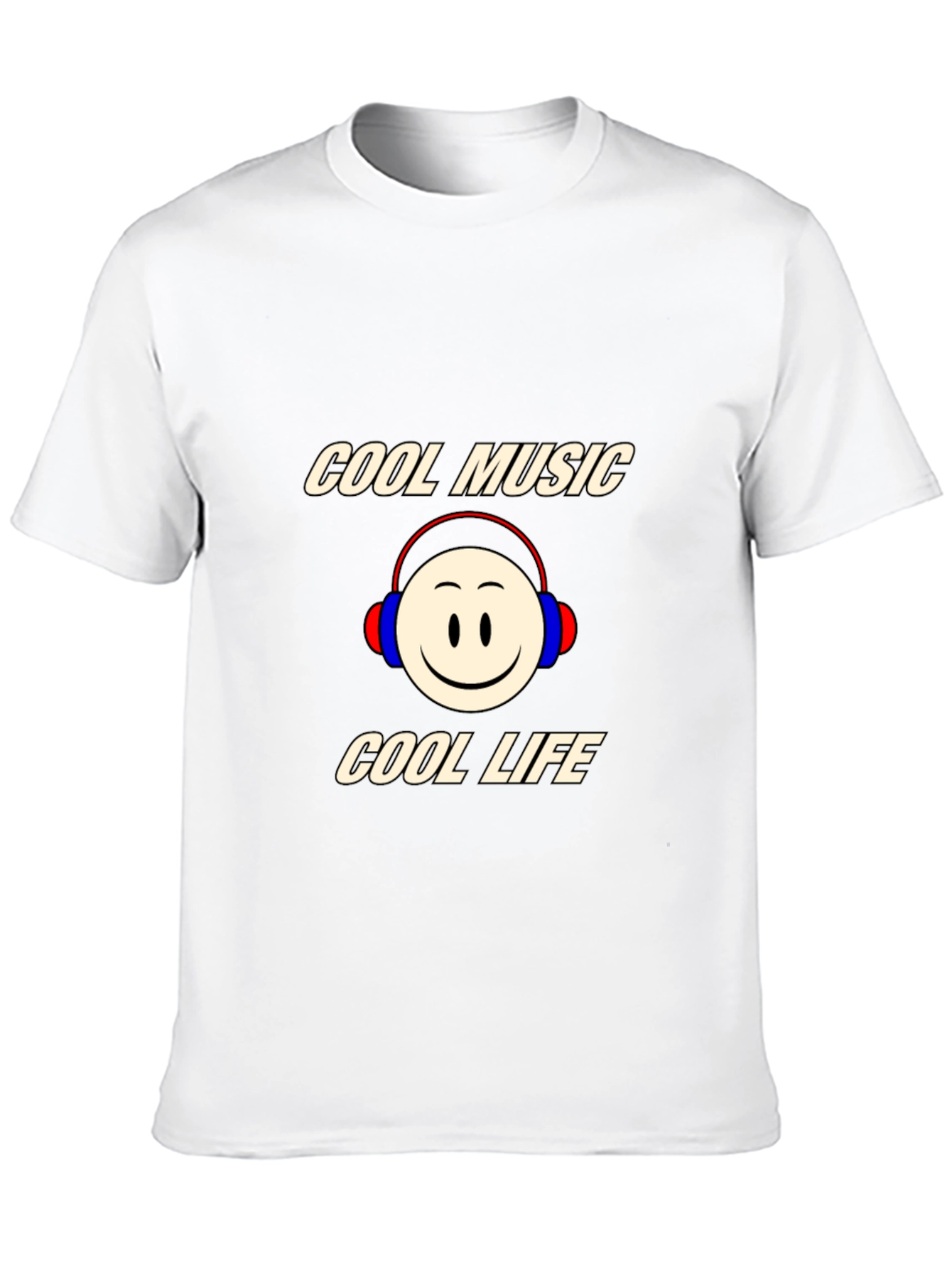 Cool Music Cool Life Graphic T-Shirt