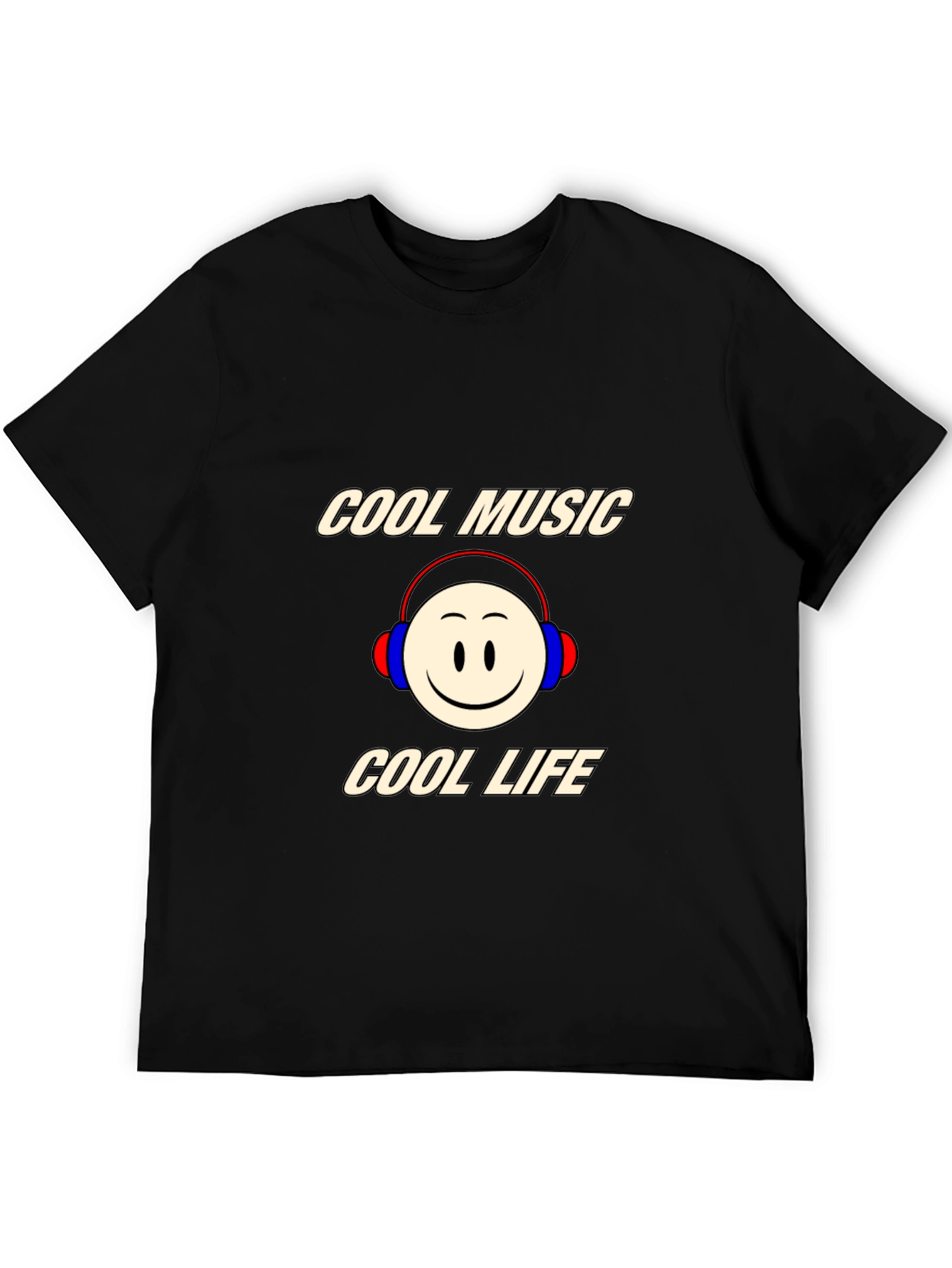 Cool Music Cool Life Graphic T-Shirt