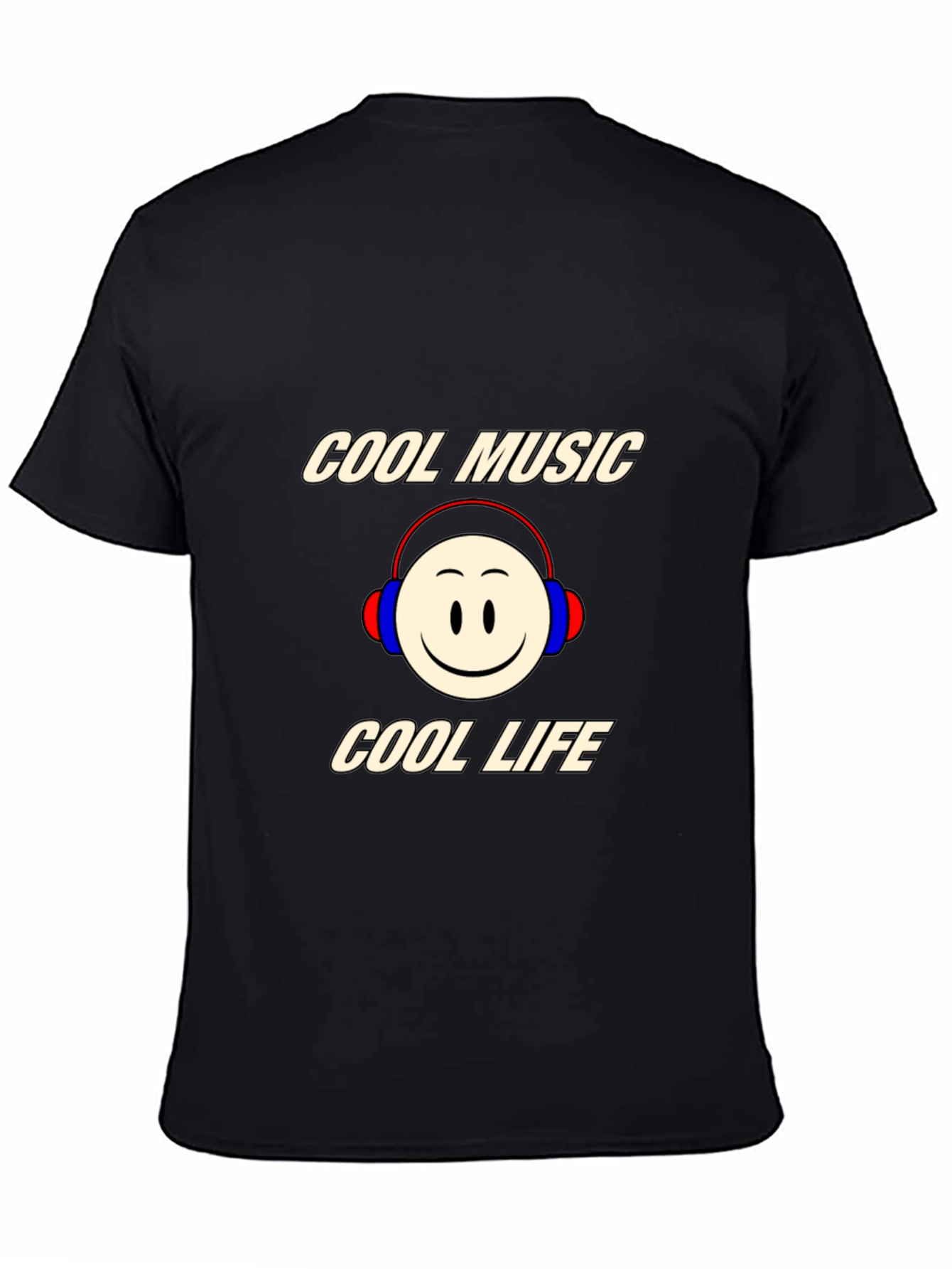 Cool Music Cool Life Graphic T-Shirt
