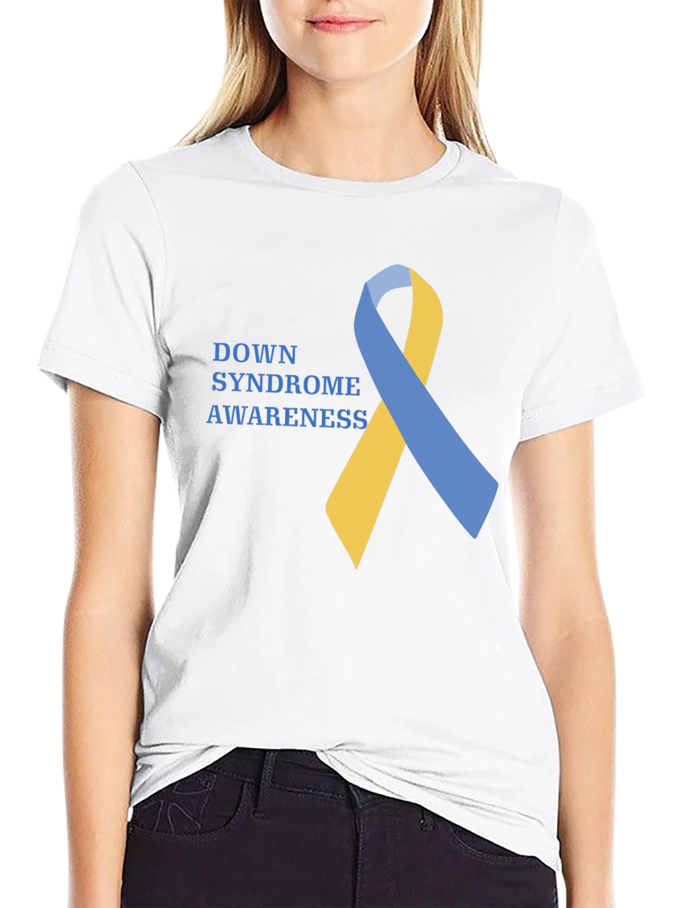 Down Syndrome Awareness Ribbon Tee