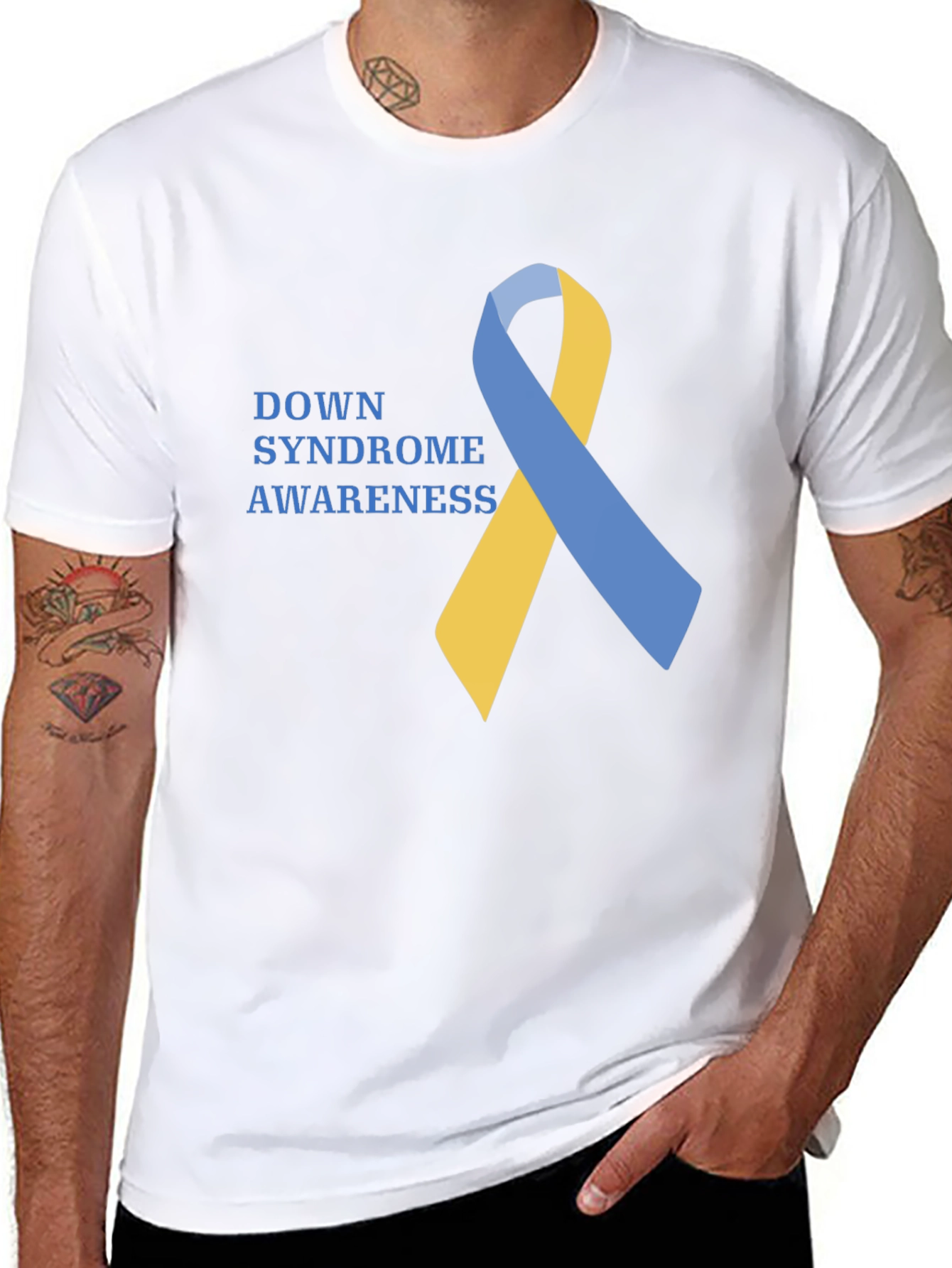 Down Syndrome Awareness Ribbon Tee