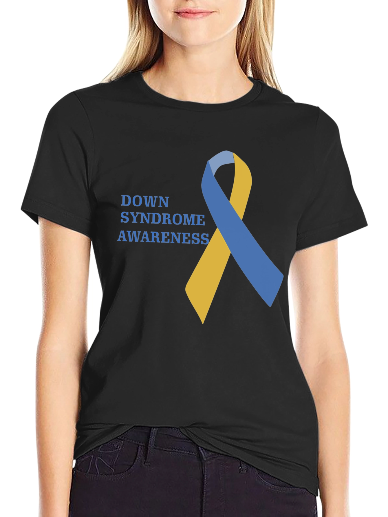 Down Syndrome Awareness Ribbon Tee