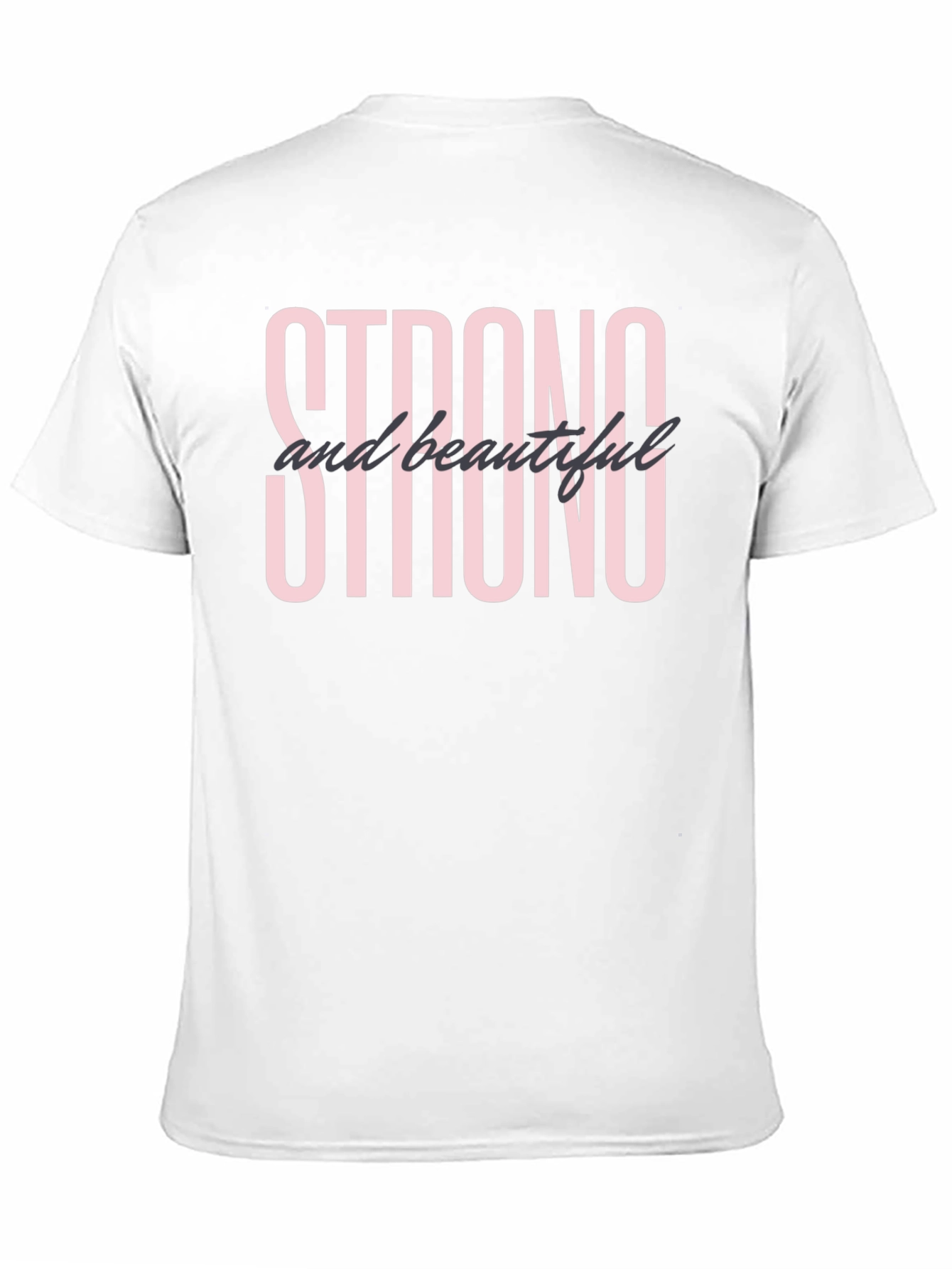 Strong and Beautiful Graphic T-Shirt - Black