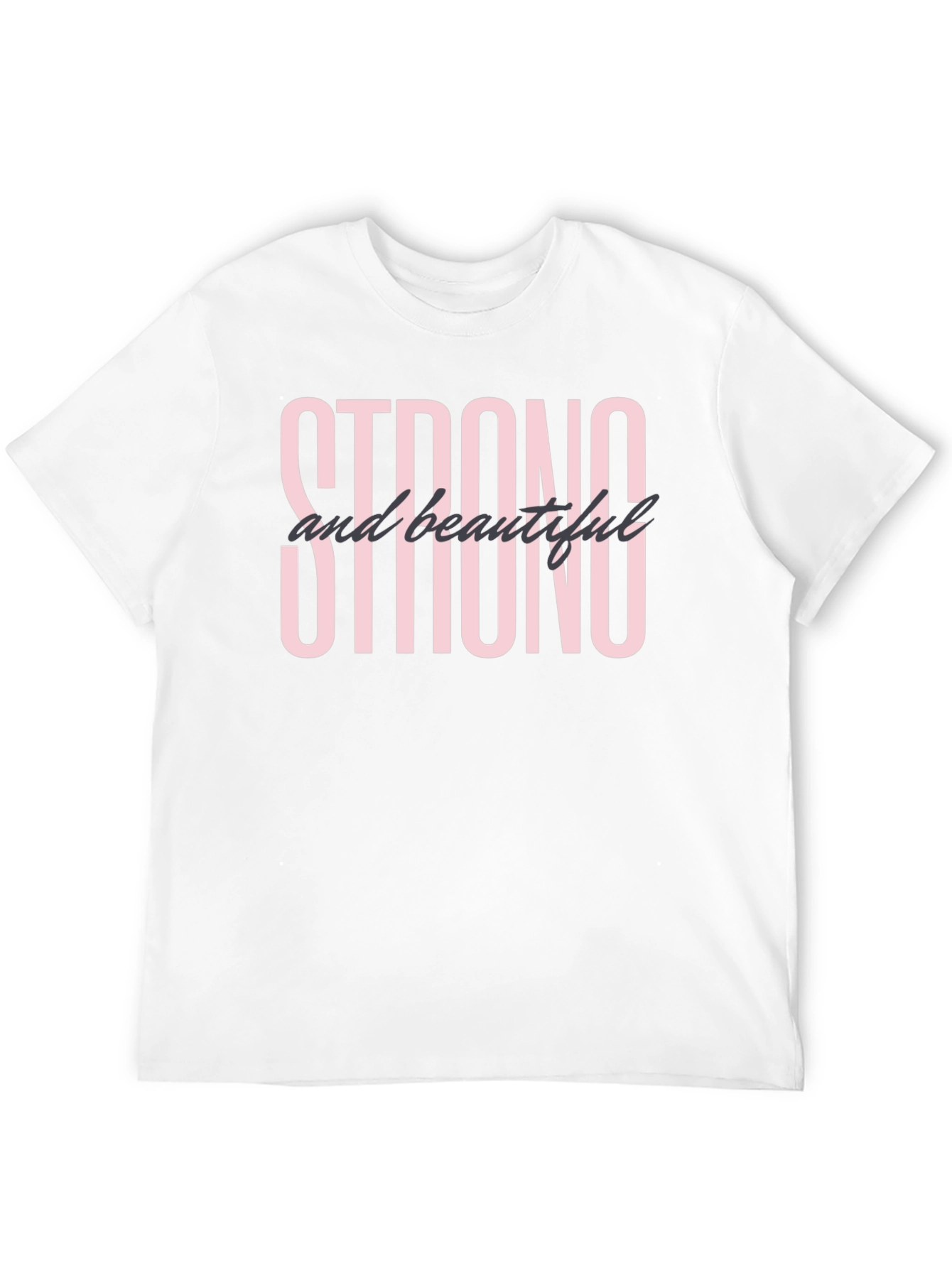 Strong and Beautiful Graphic T-Shirt - Black
