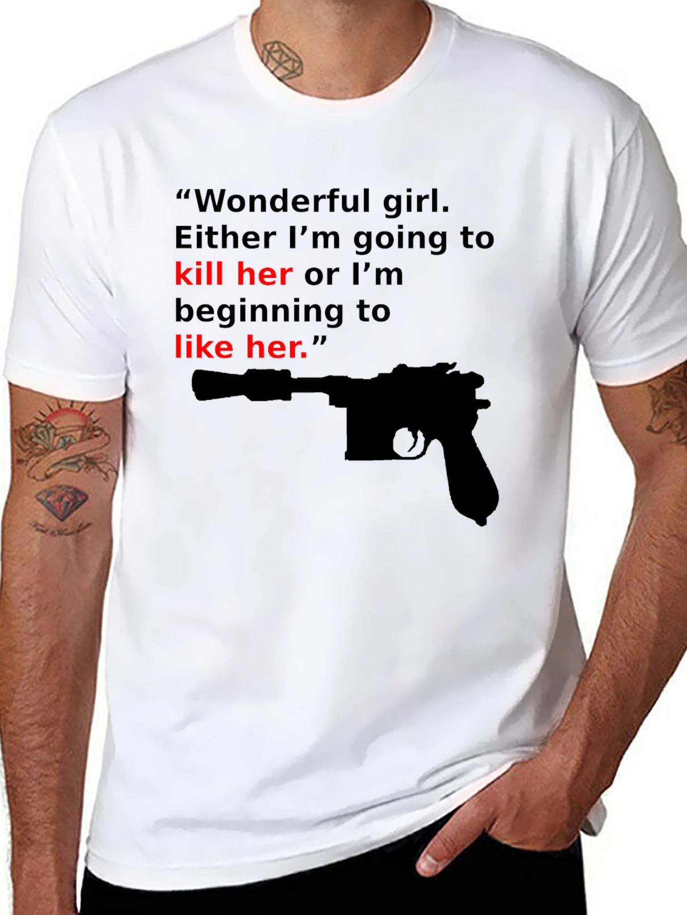 Wonderful Girl T-Shirt - Han Solo Inspired Tee