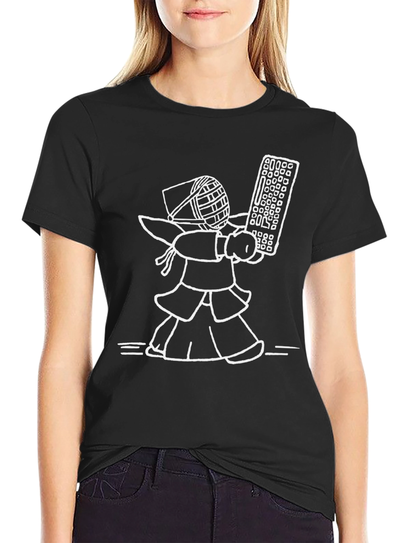 Kendo Keyboard T-Shirt - Black Cotton Tee