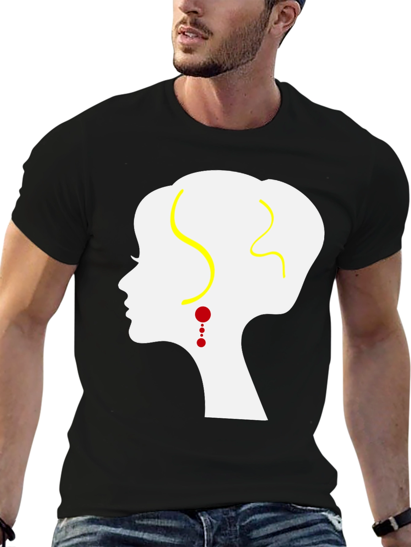 Silhouette Graphic Tee - Black T-Shirt