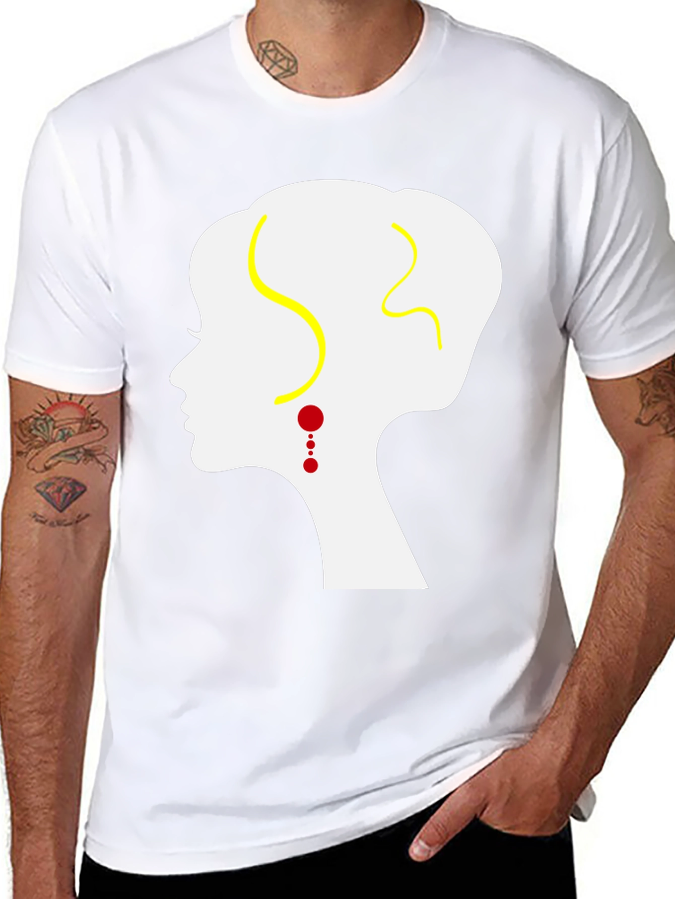 Silhouette Graphic Tee - Black T-Shirt