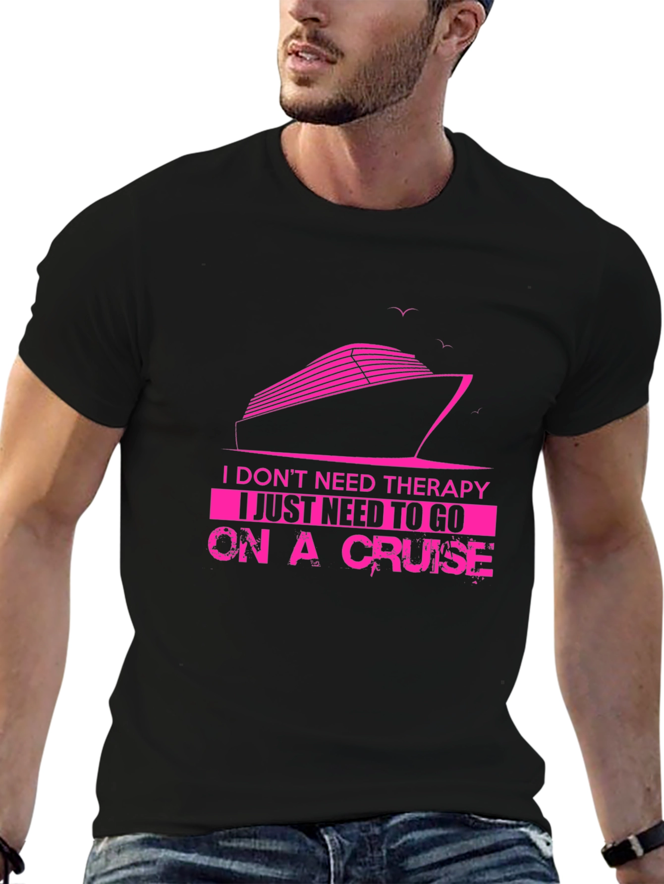 Cruise Therapy T-Shirt - Vacation Mode Activated!
