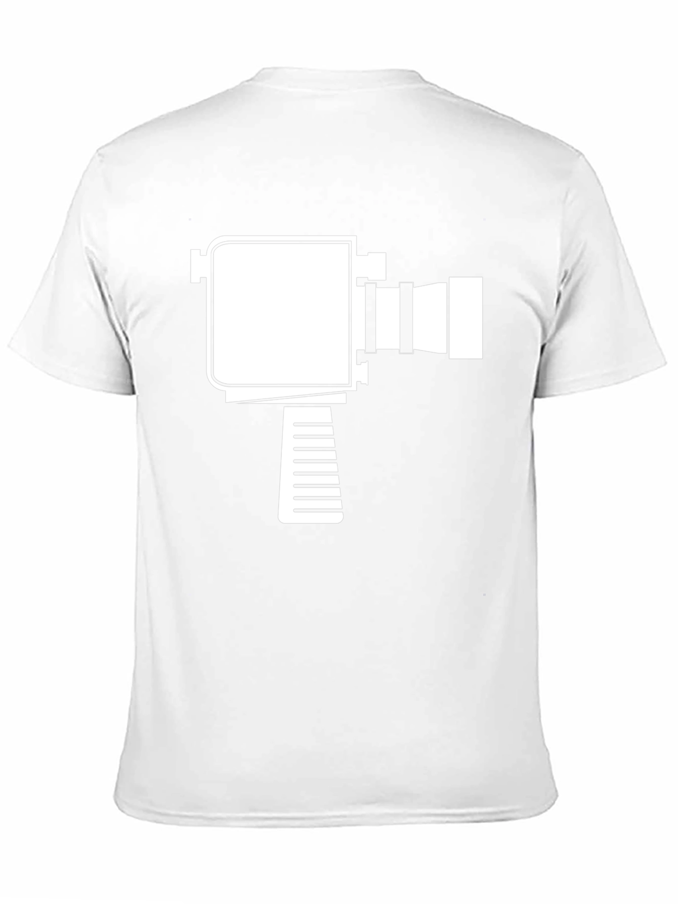 Retro Camera Graphic T-Shirt - Black
