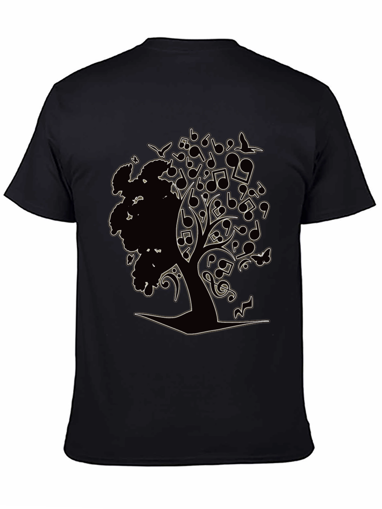 Music Tree Graphic T-Shirt - Unique Design