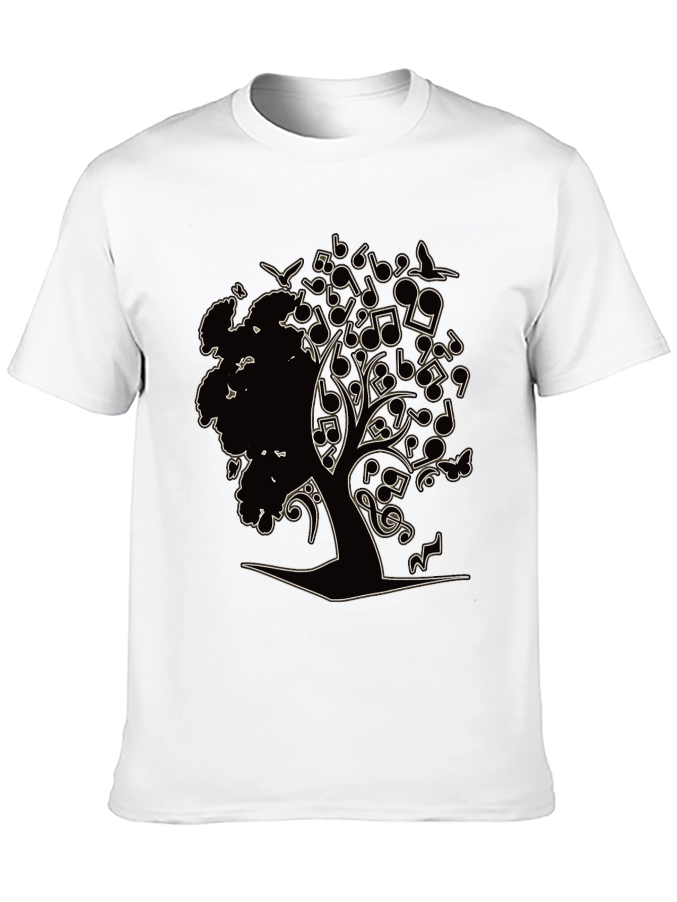 Music Tree Graphic T-Shirt - Unique Design