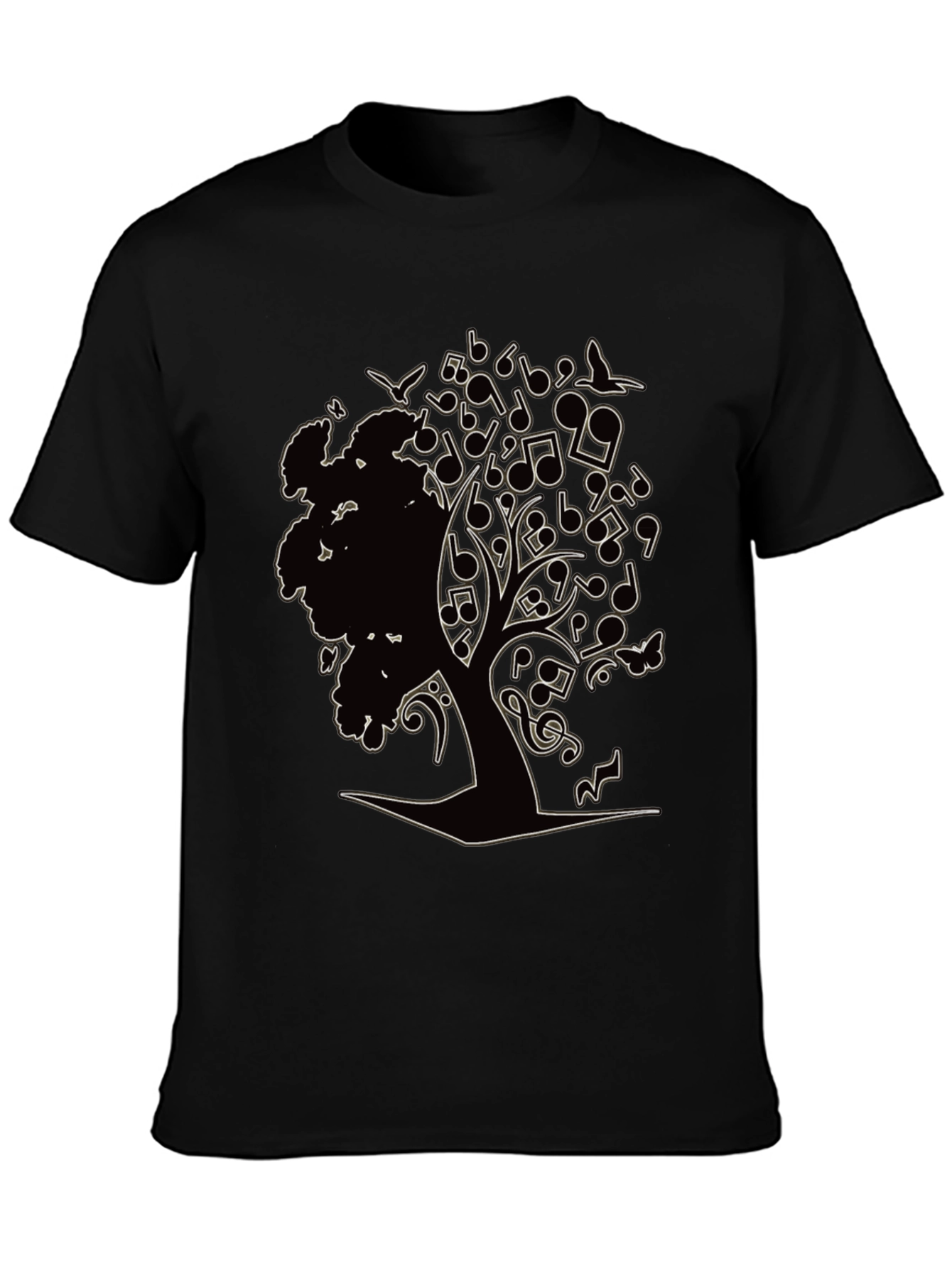 Music Tree Graphic T-Shirt - Unique Design