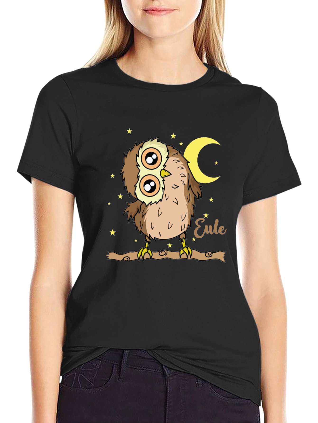 Owl T-Shirt: Cute Cartoon Bird Tee