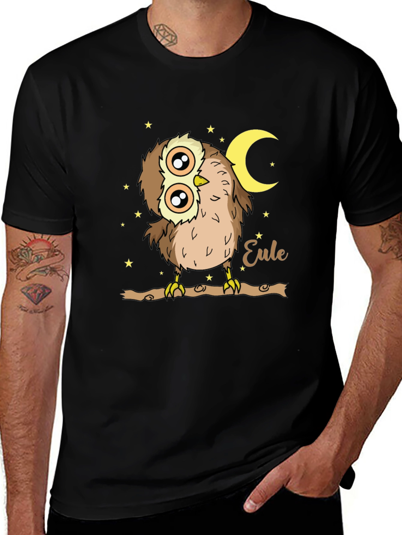 Owl T-Shirt: Cute Cartoon Bird Tee