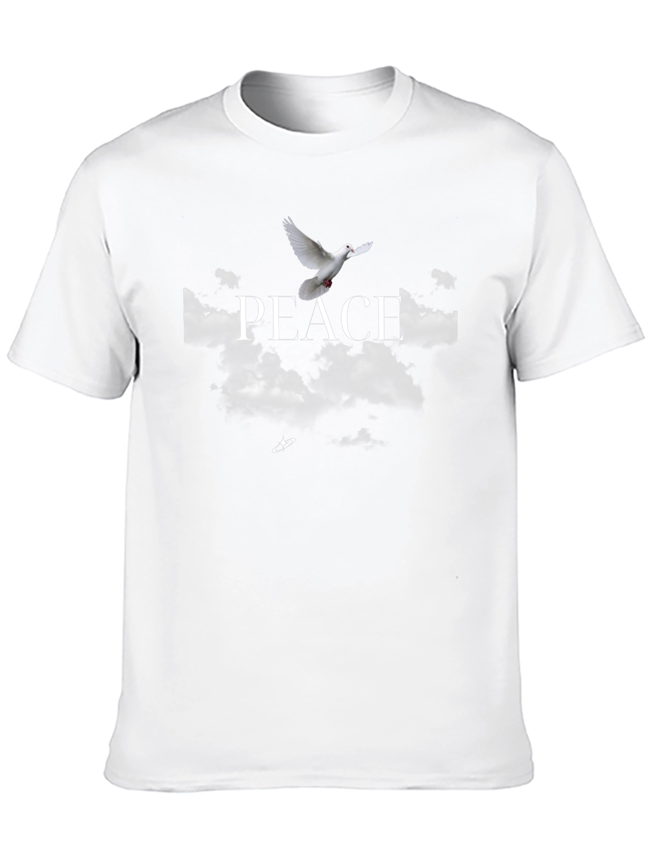 Peace Dove Graphic Tee - Mens Black T-Shirt